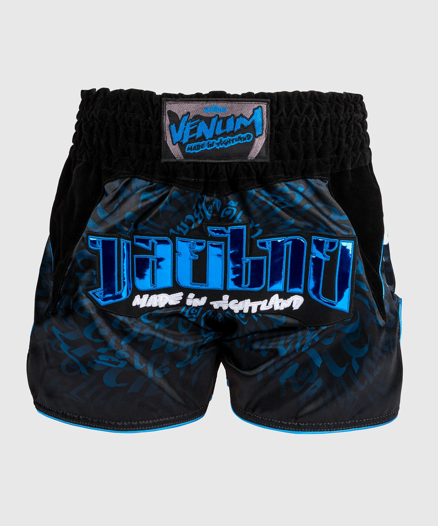 Short de Muay Thai Venum Attack - Noir/Bleu