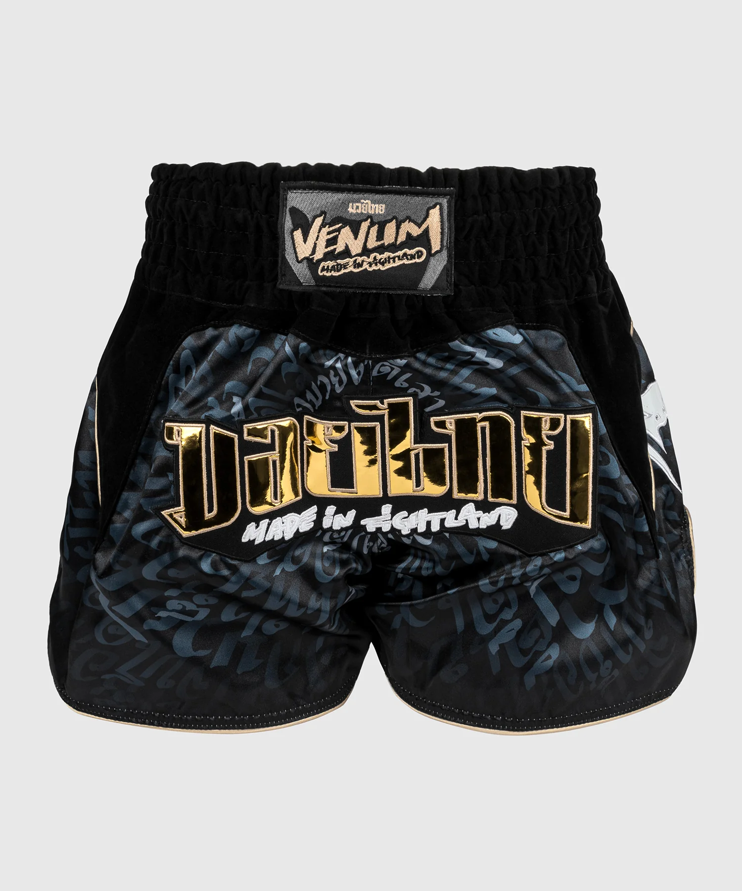 Short de Muay Thai Venum Attack - Noir/Gris