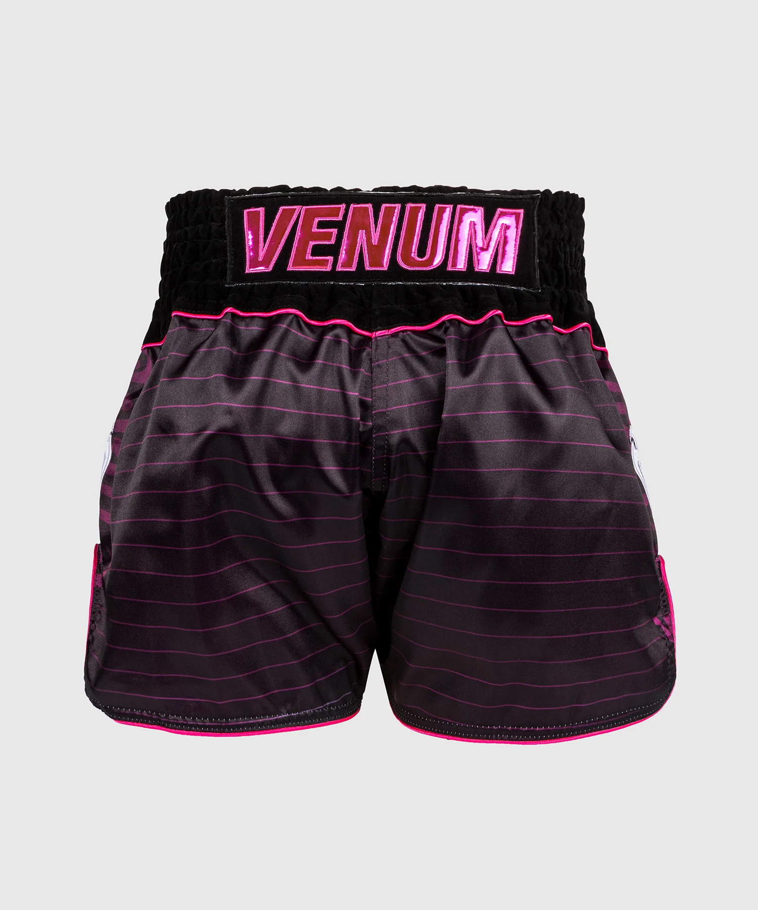 Short de Muay Thai Venum Attack - Noir/Rose - Image 3
