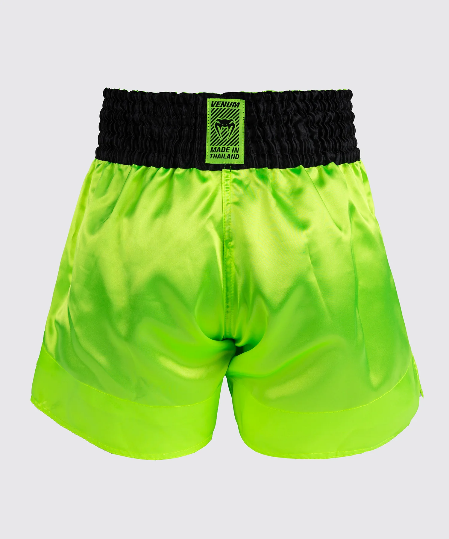 Short de Muay Thai Venum Classic Evo - Jaune Néon/Noir - Image 4