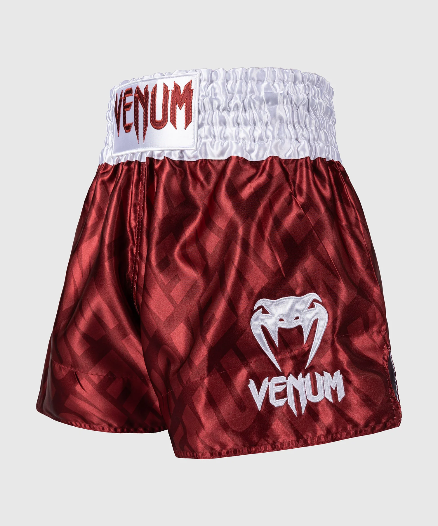 Short de Muay Thai Venum Contender XT – Rouge Cerise/Blanc - Image 2