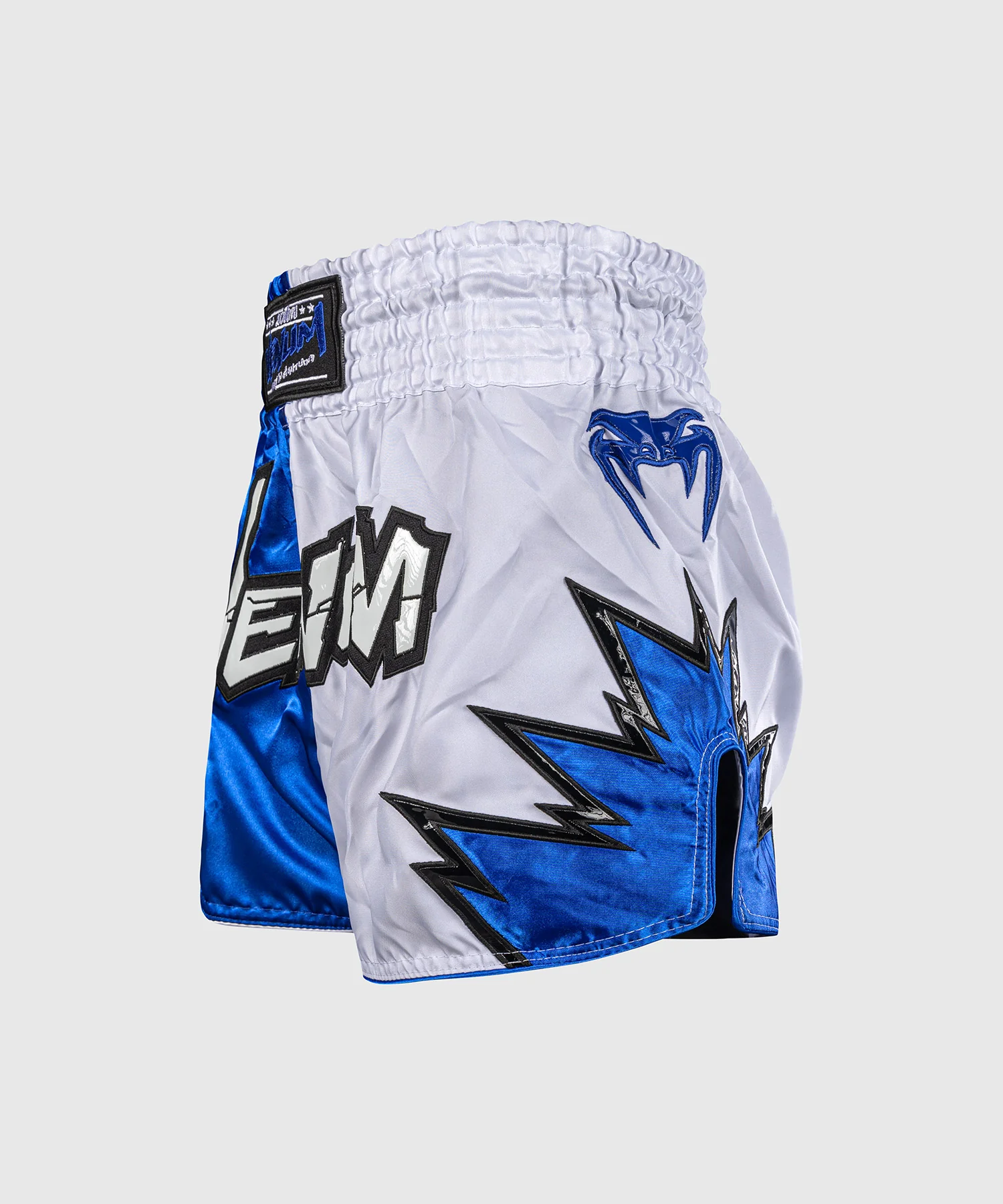 Short de Muay Thai Venum Inferno 2.0 - Blanc/Bleu - Image 2