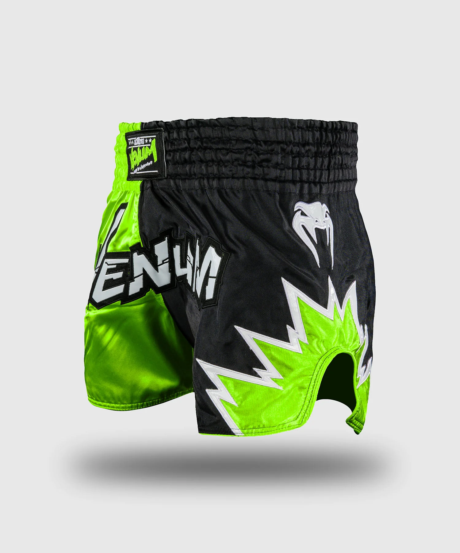 Short de Muay Thai Venum Inferno 2.0 - Vert/Noir - Image 3