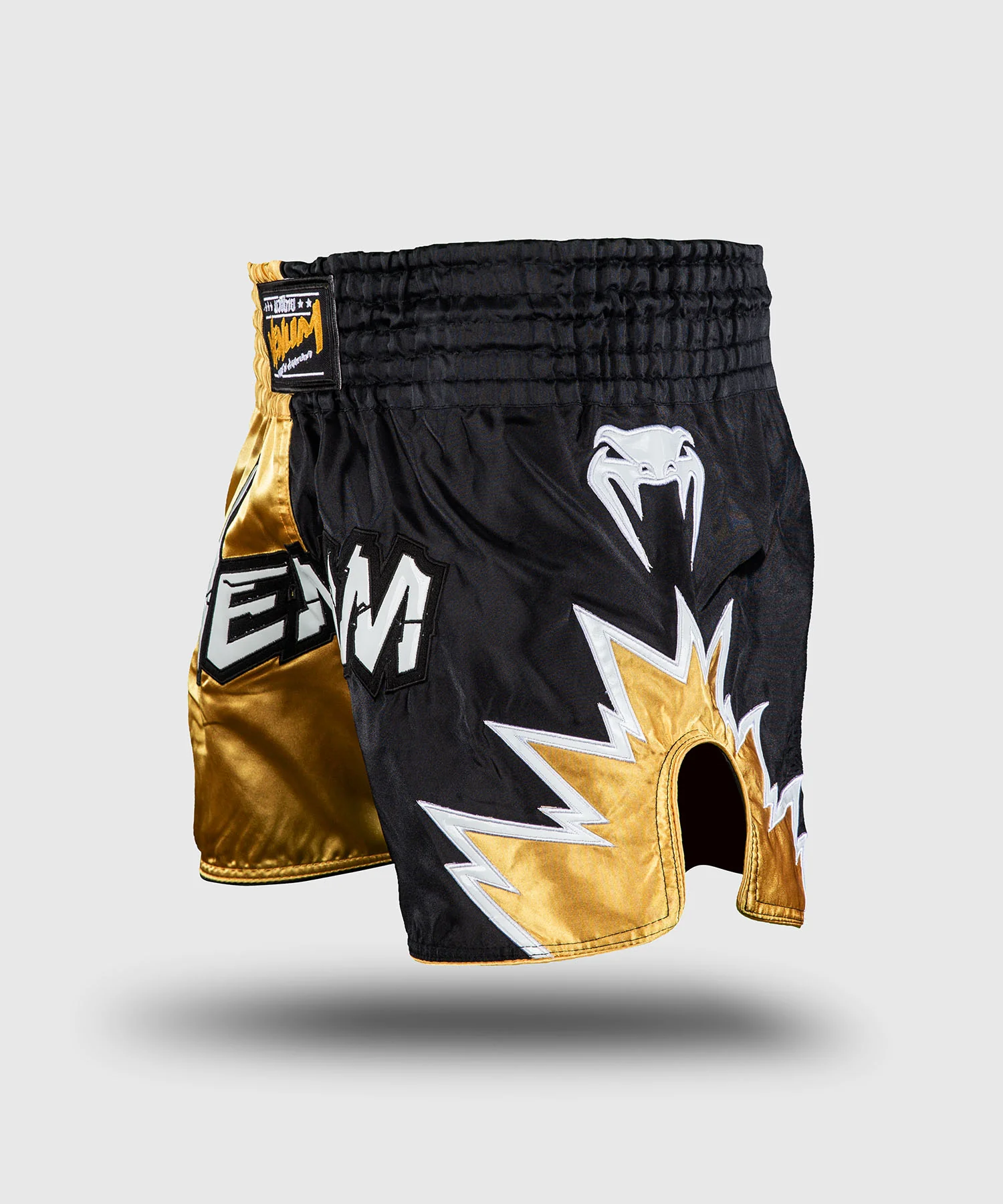 Short de Muay Thai Venum Inferno 2.0 - Noir/Or - Image 2