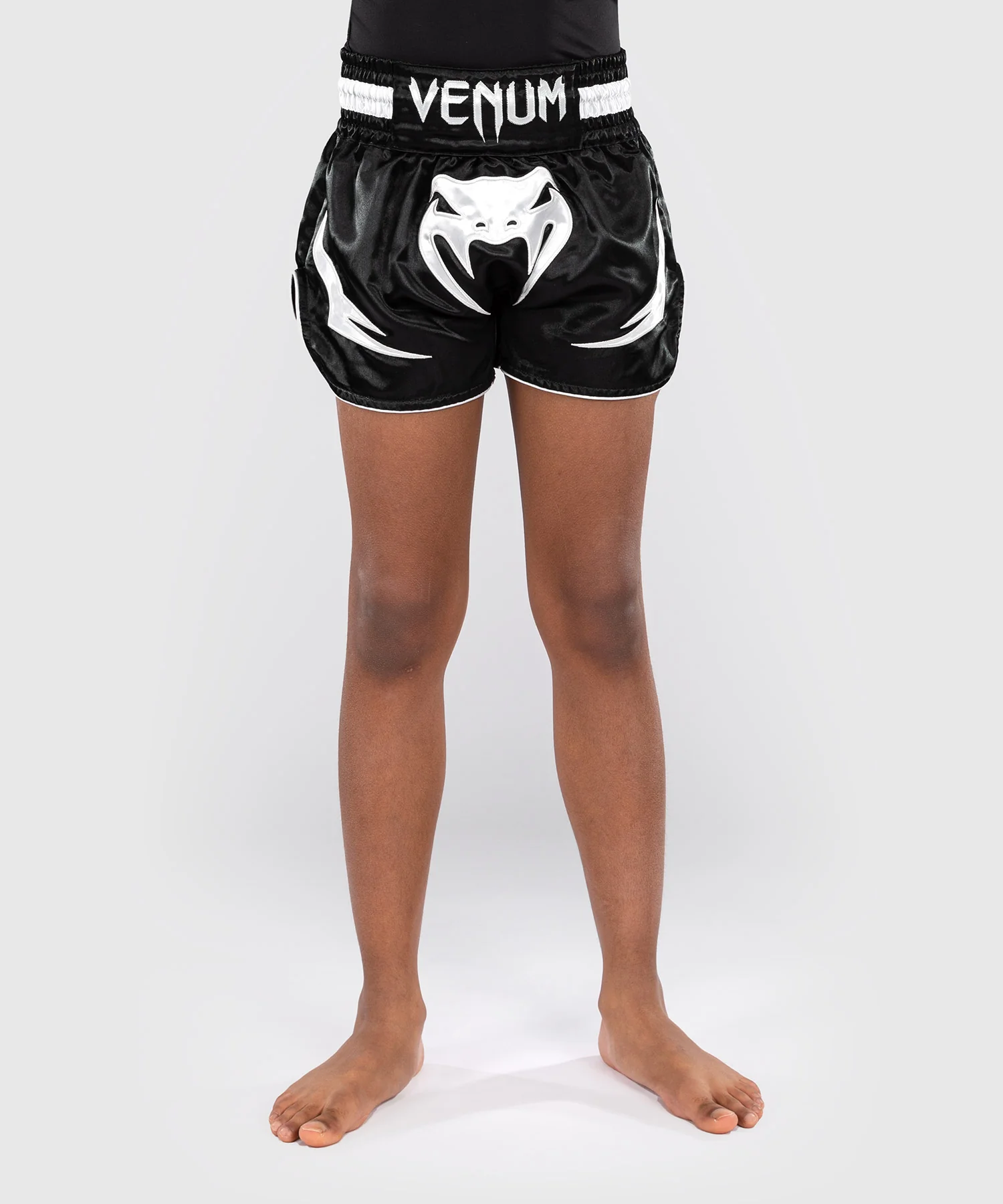 Short de Muay Thaï Venum Inferno pour Enfants - Noir