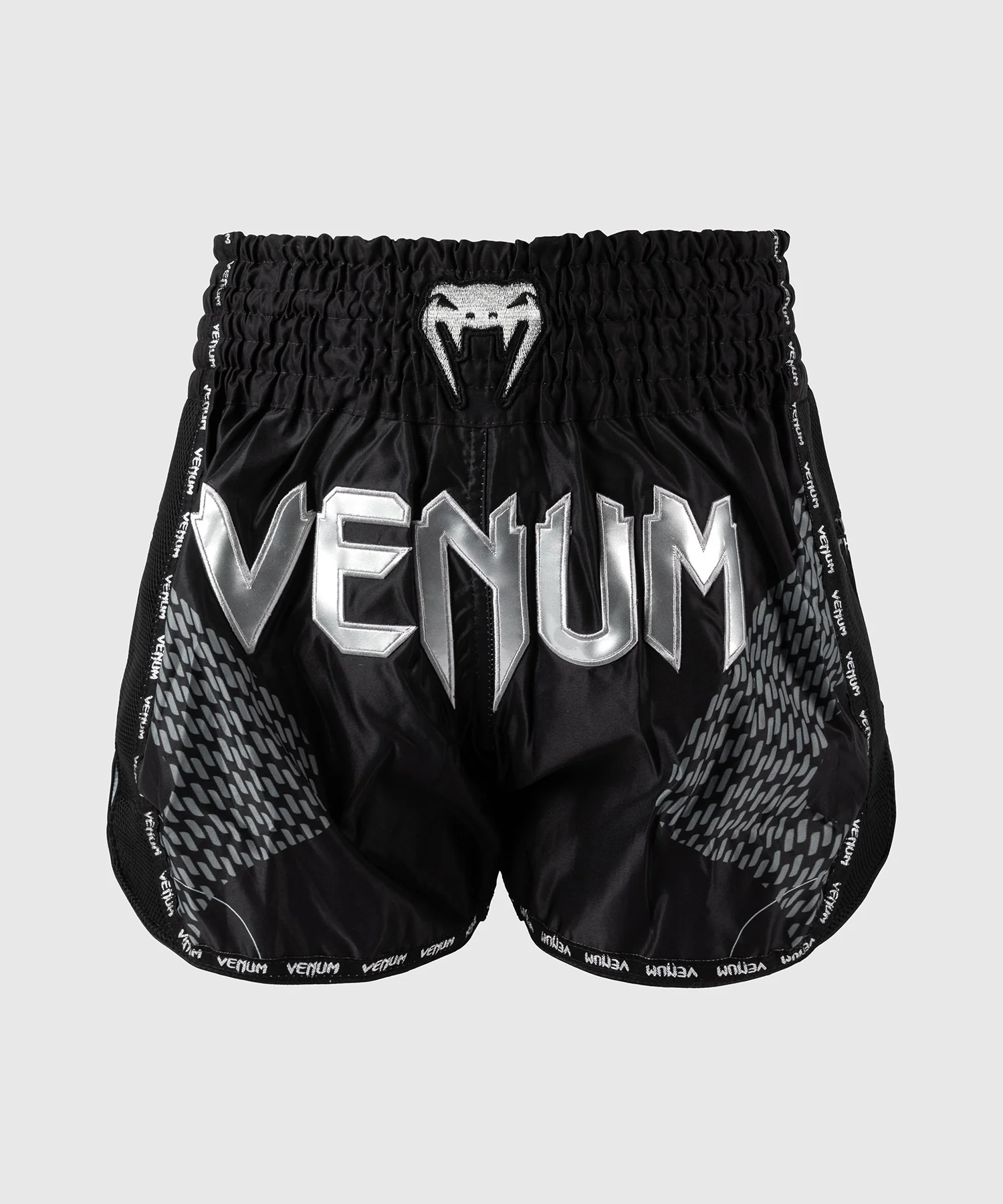 Short de Muay Thai Venum Nexus – Noir/Argent