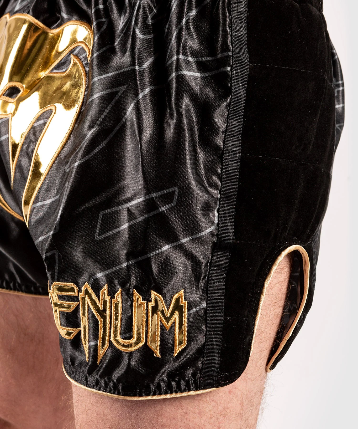 Short de Muay Thai Venum Petrosyan 2.0 - Noir/Or - Image 8