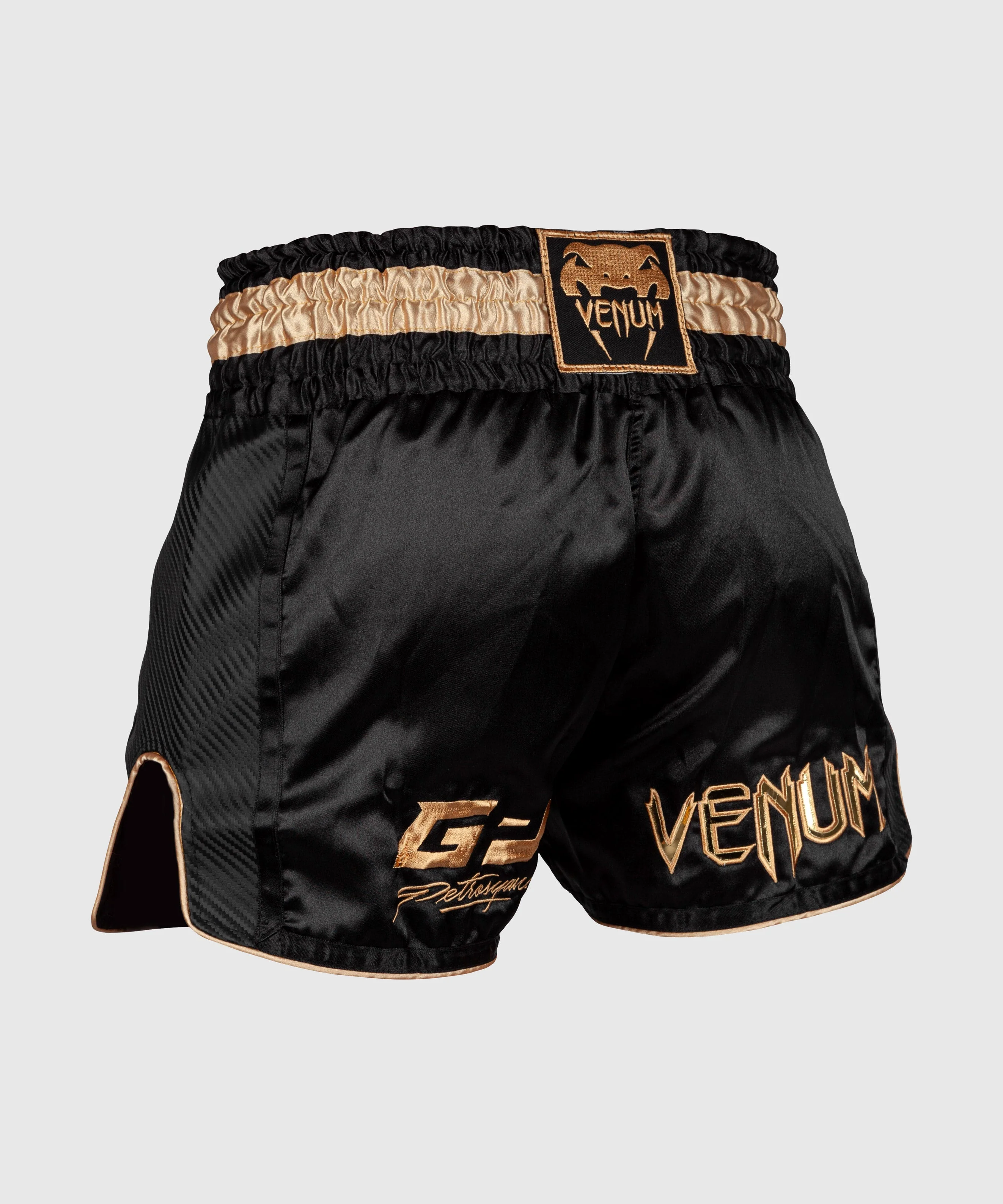 Short de Muay Thaï Venum Petrosyan - Noir/Doré - Image 2