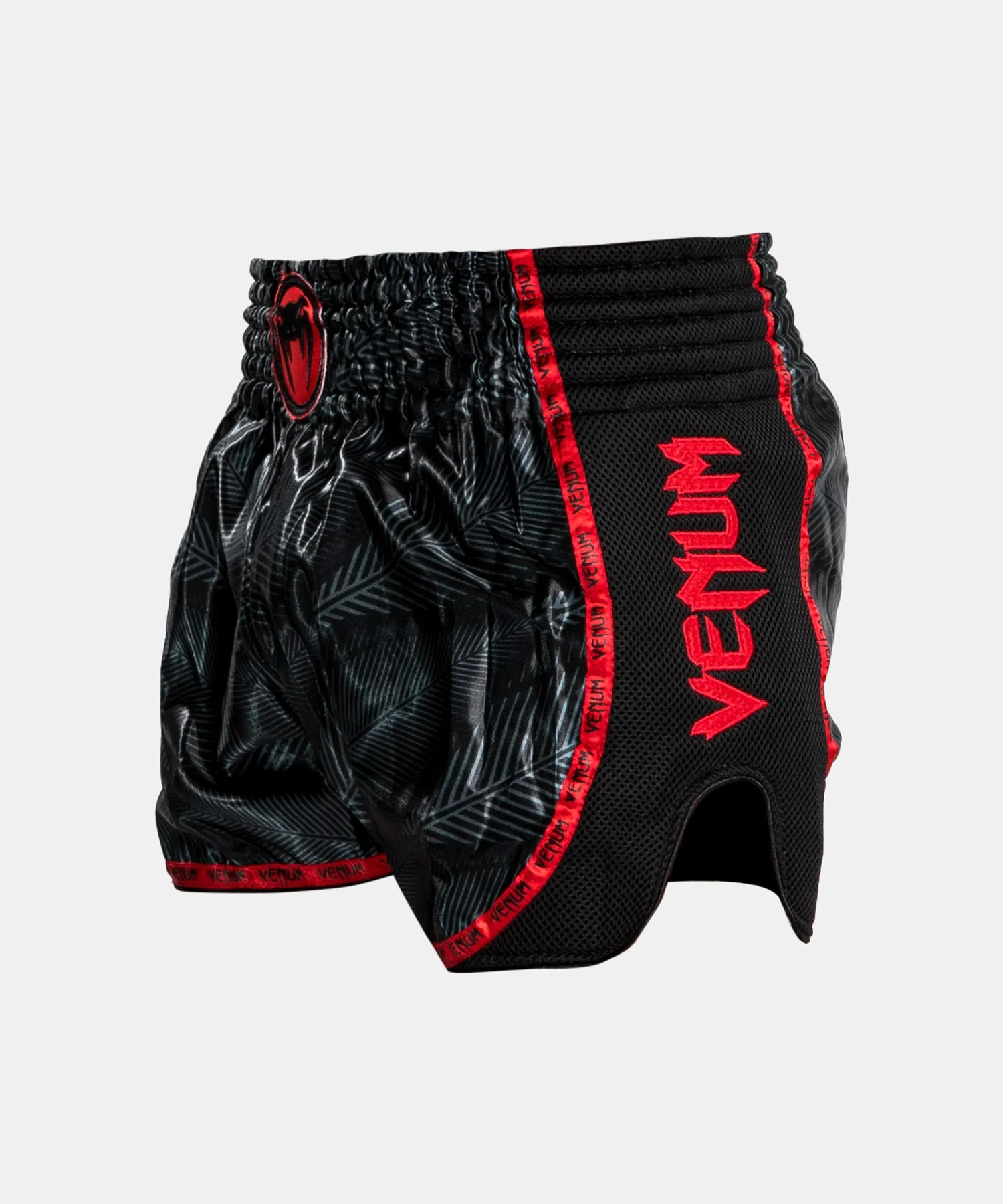 Short de Muay Thai Venum Phantom - Noir/Rouge - Image 2