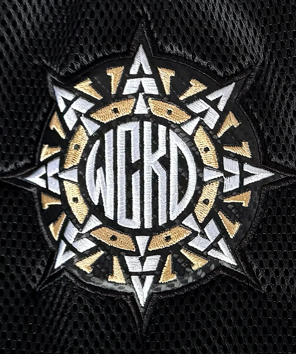 Short De Muay Thai Wicked Aztec - Noir / Or - Image 2
