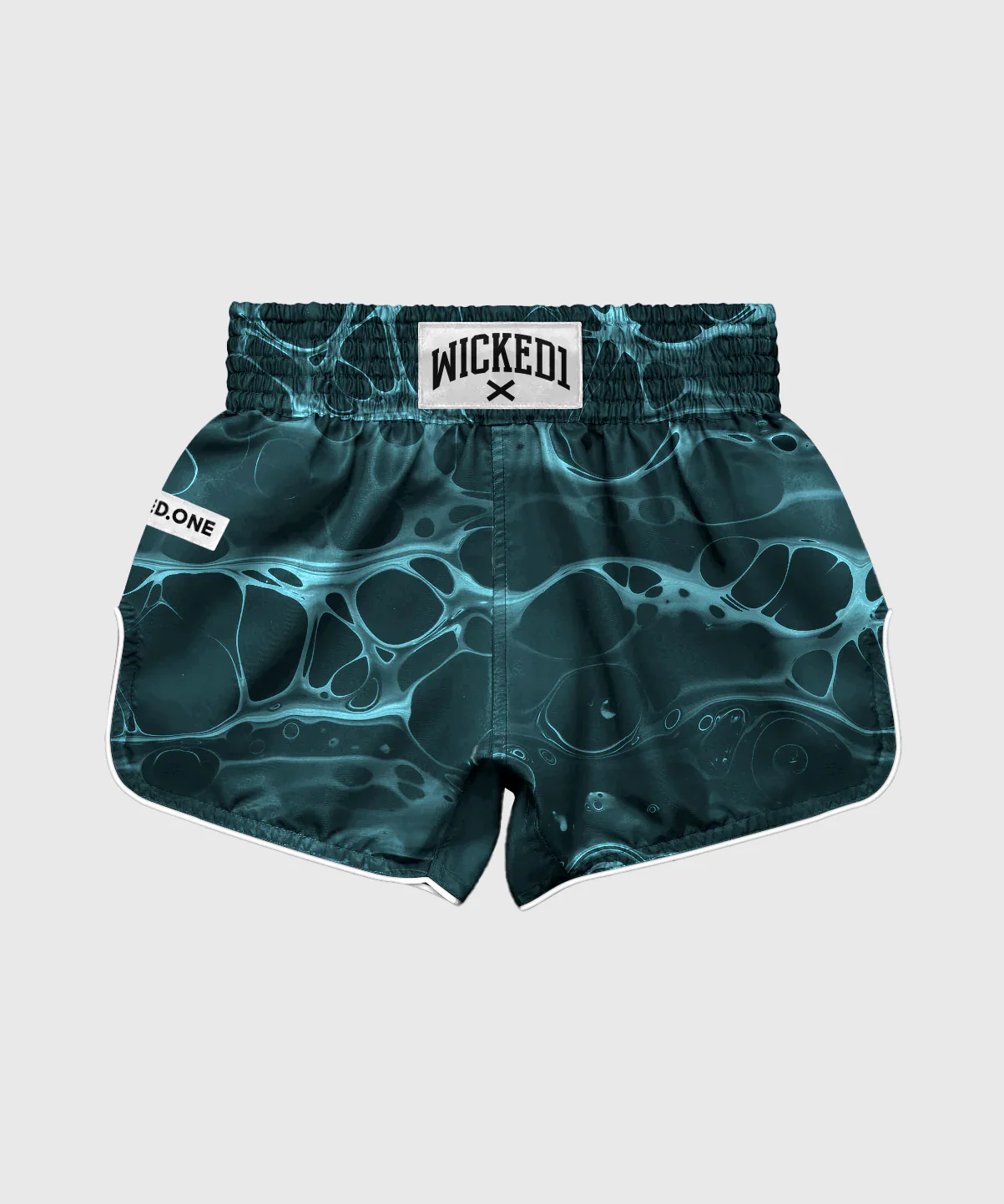 Short De Muay Thai Wicked One Abstract - Vert