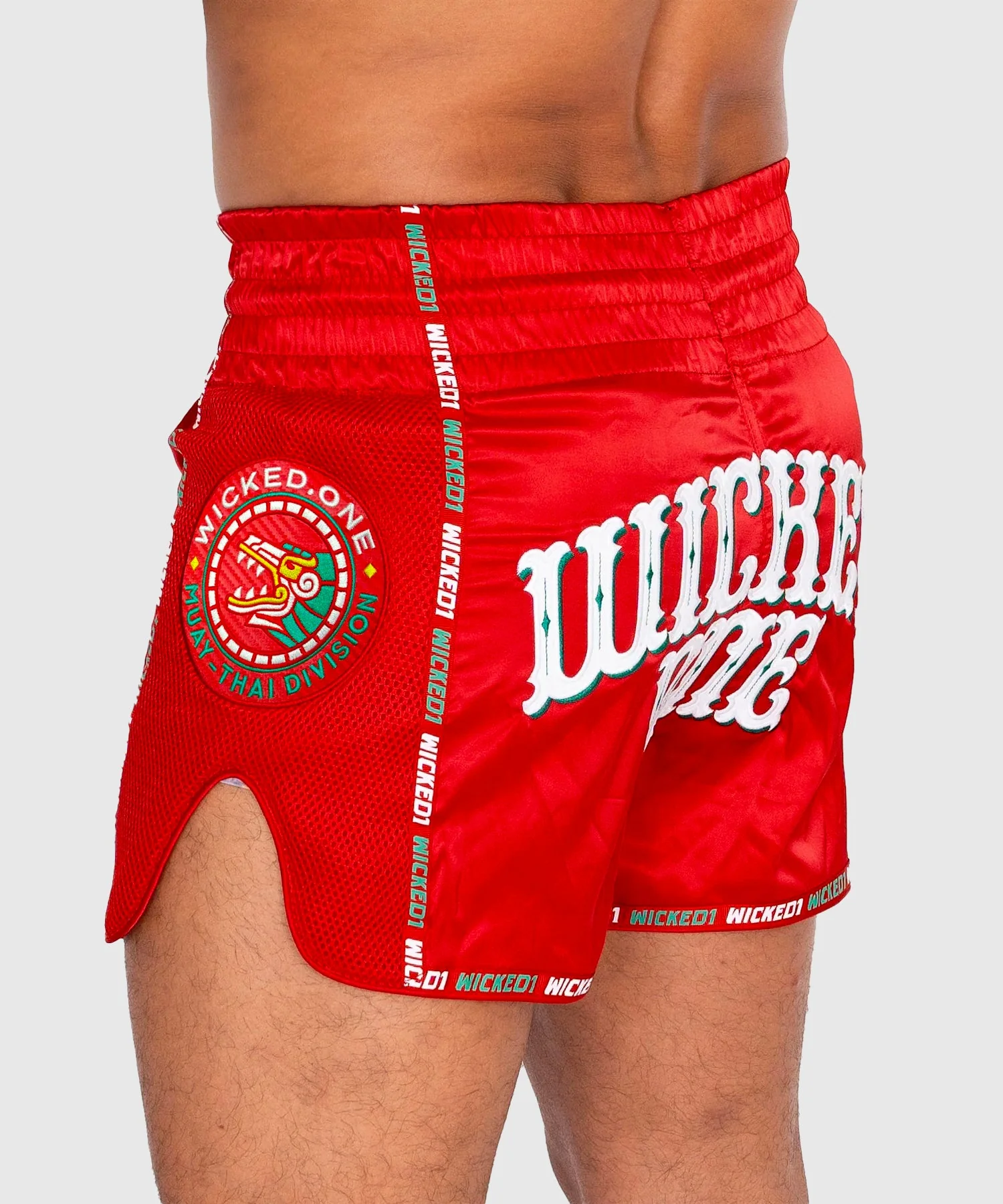 Short De Muay Thai Wicked One Bandido - Rouge - Image 5