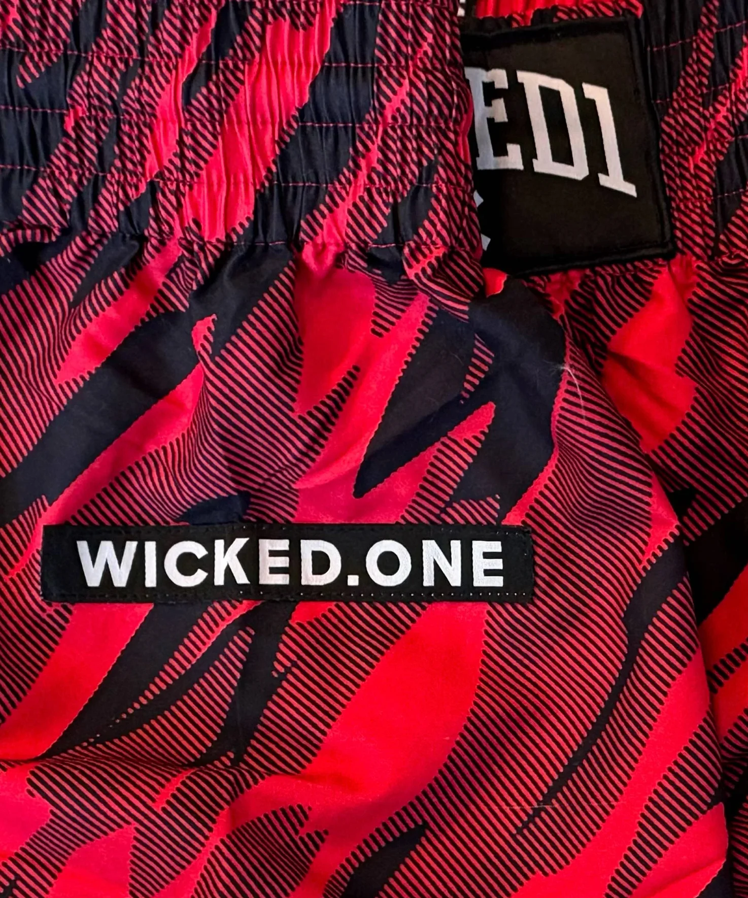 Short De Muay Thai Wicked One Camo - Rouge - Image 4