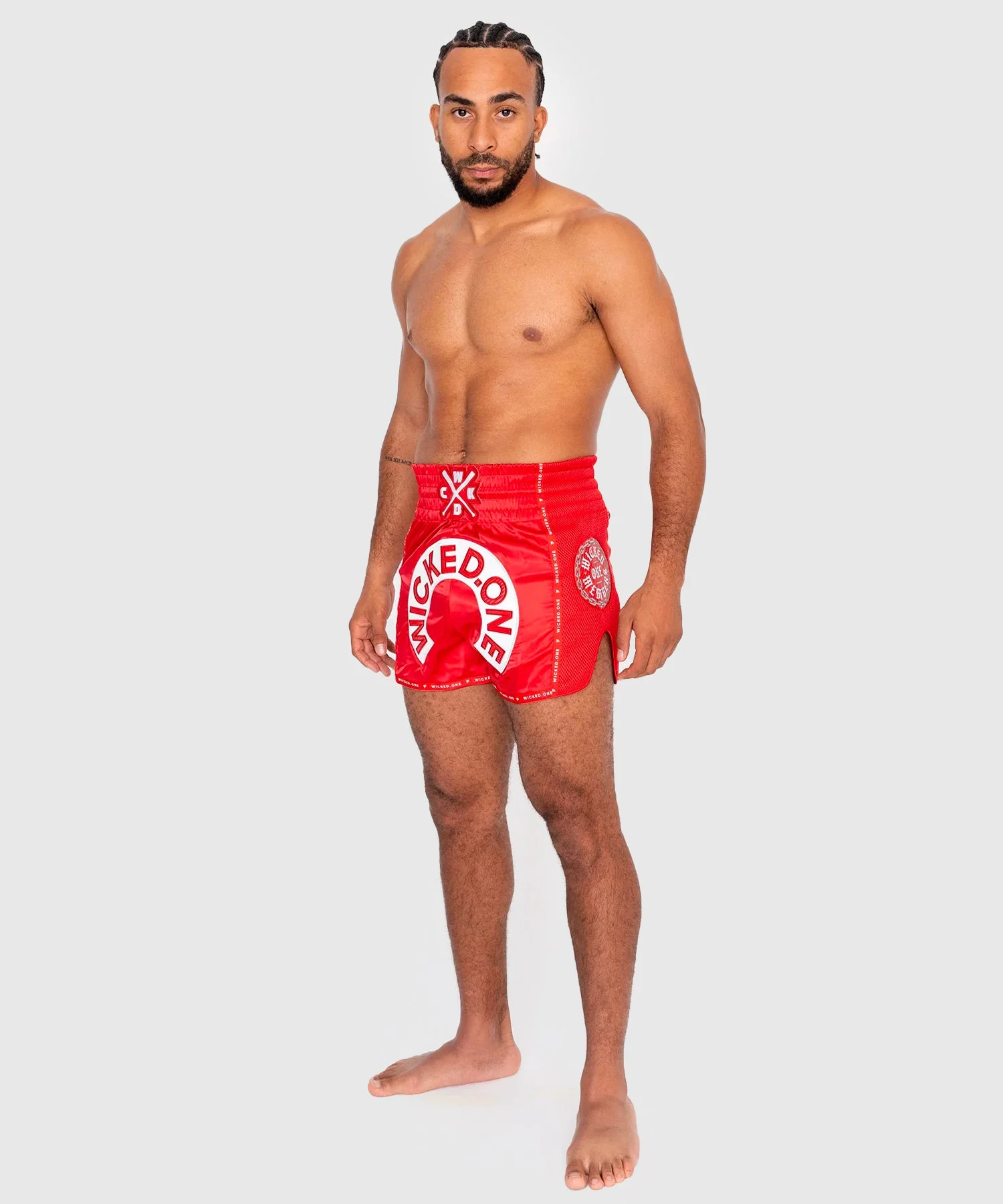 Short De Muay Thai Wicked One Herd - Rouge - Image 5