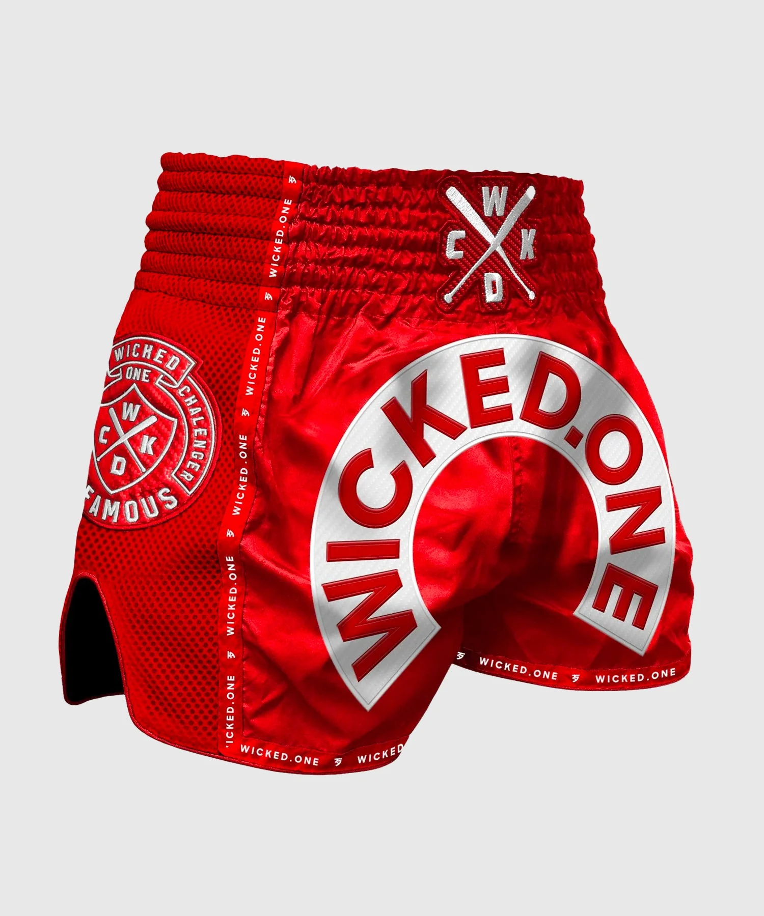 Short De Muay Thai Wicked One Herd - Rouge - Image 6