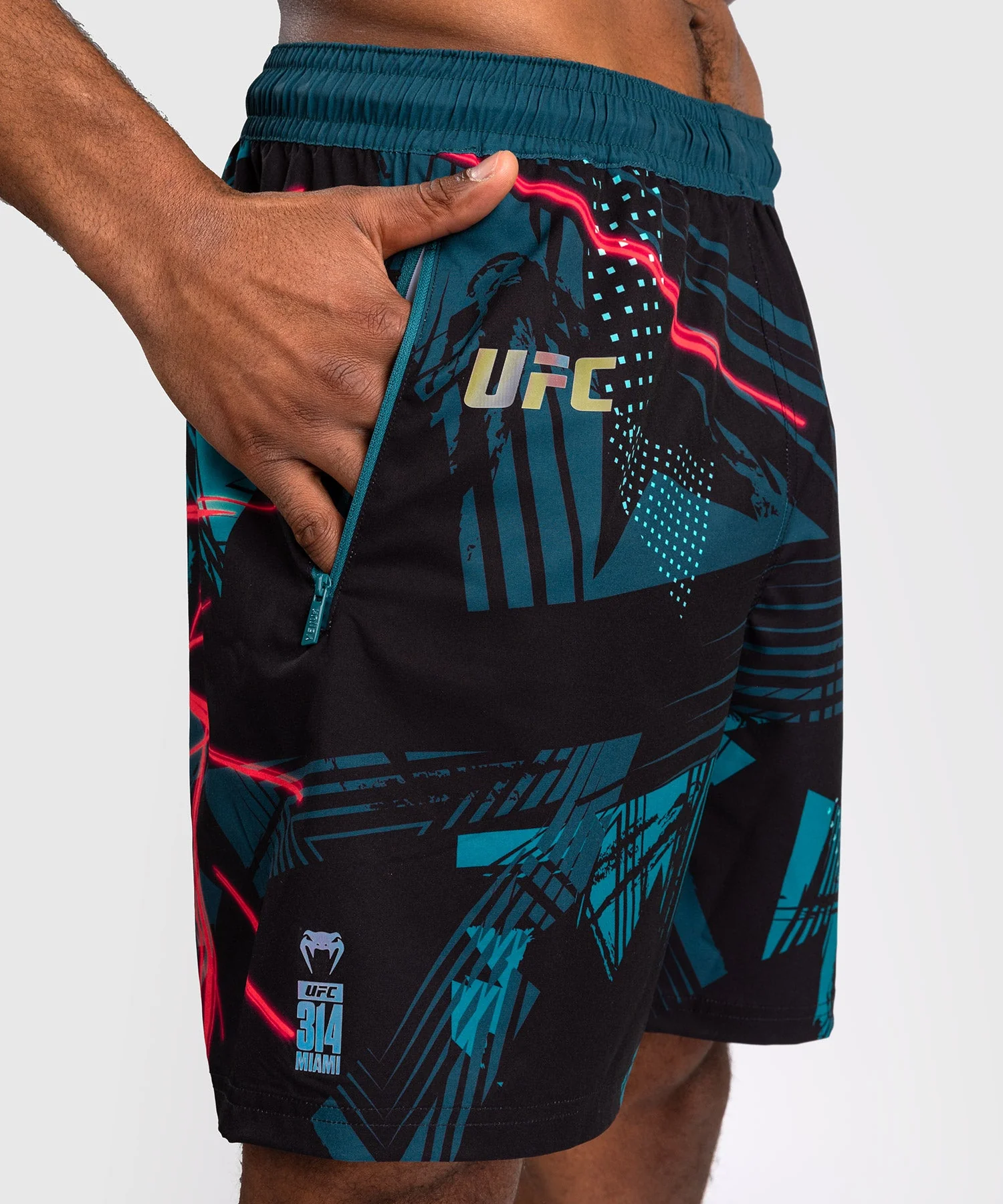 Short de performance pour Hommes UFC Fusion By Venum Miami Edition Fight Week - Noir - Image 5