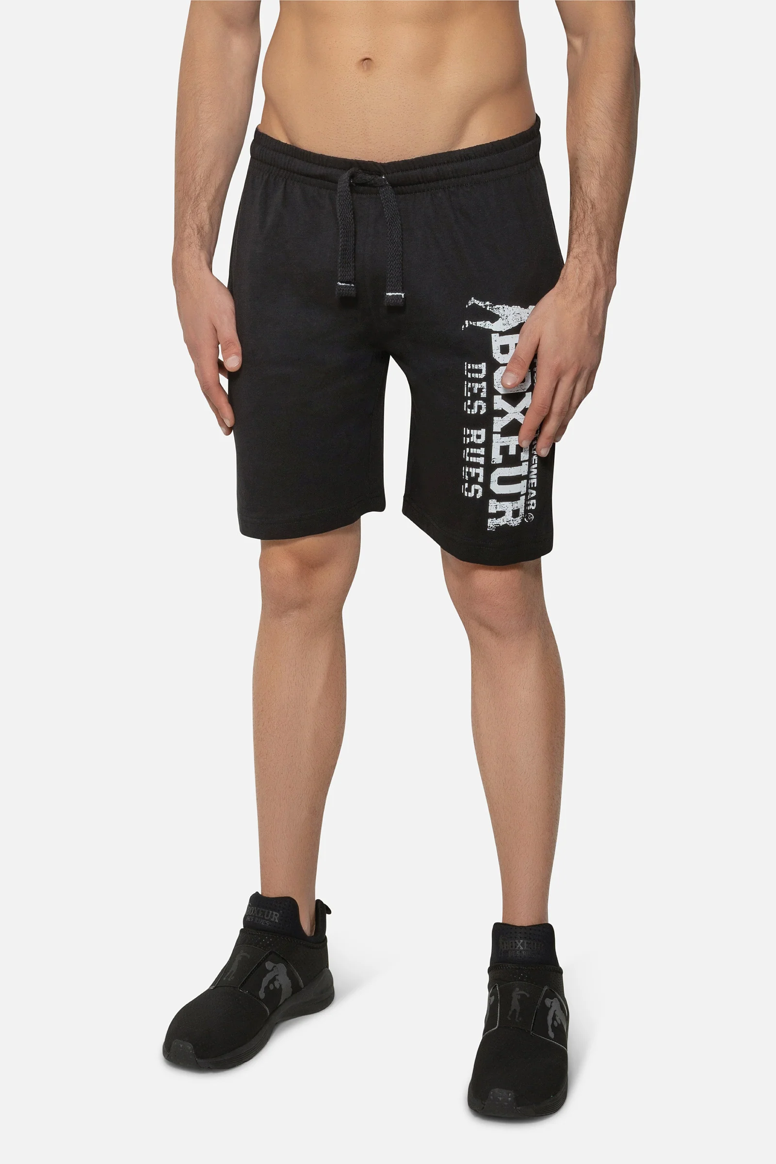 Short de Sport Boxeur des Rues - Noir - Image 3
