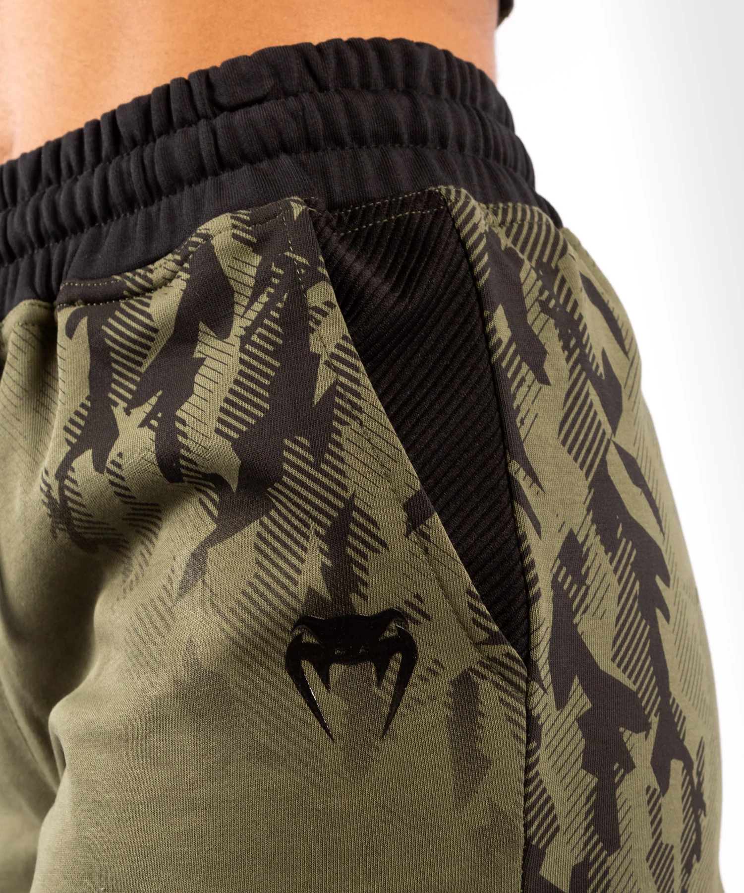 Short de Sport en Coton Femme UFC Venum Authentic Fight Week - Kaki - Image 6