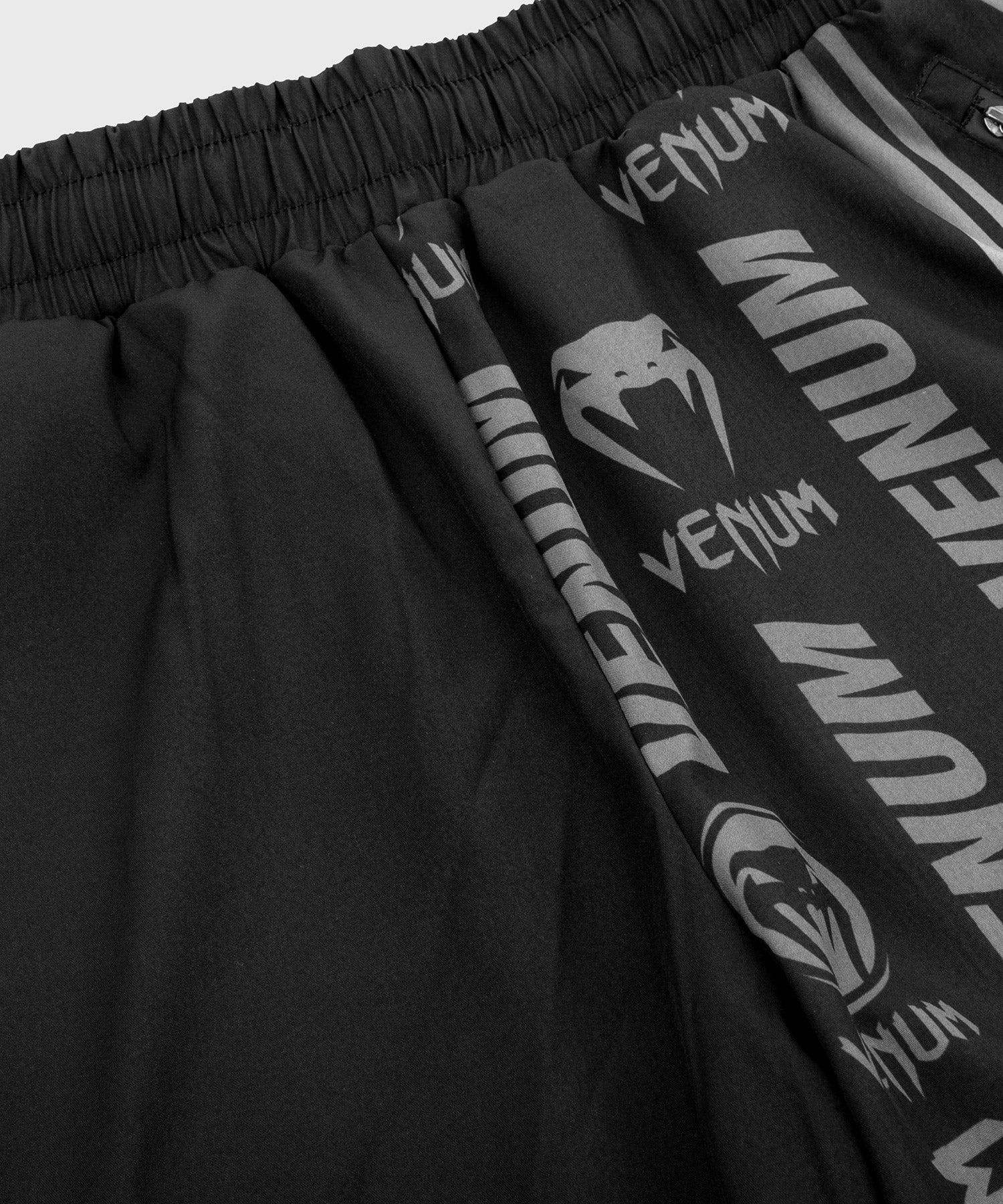 Short de Sport Venum Logos - Noir/Blanc - Image 4