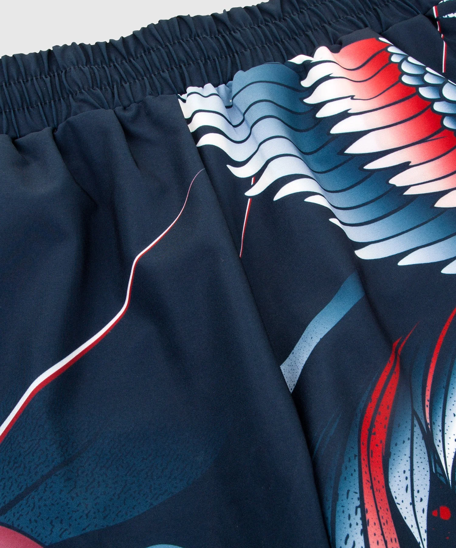 Short de sport Venum Rooster - Bleu Marine/Orange - Image 5