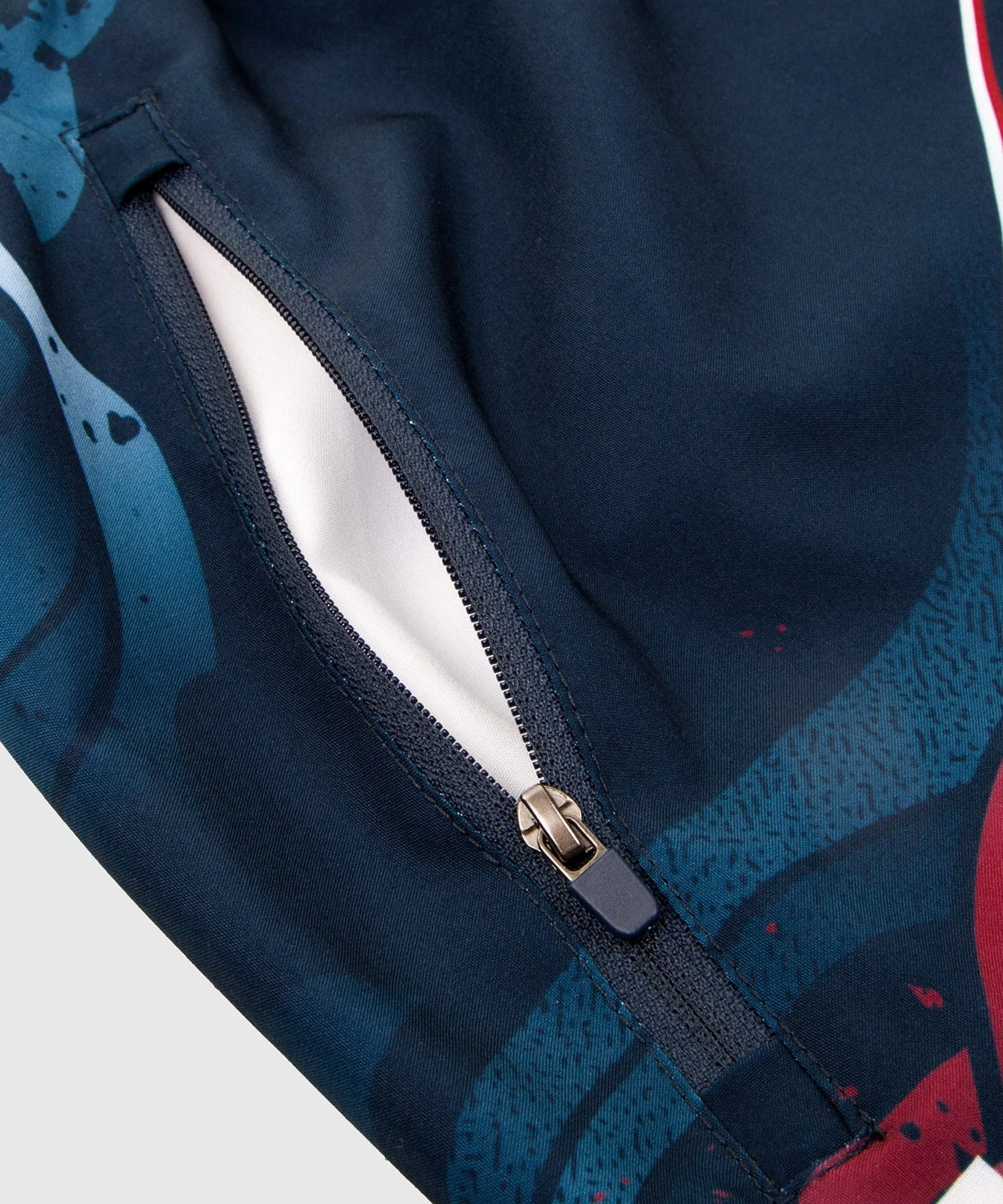Short de sport Venum Rooster - Bleu Marine/Orange - Image 8