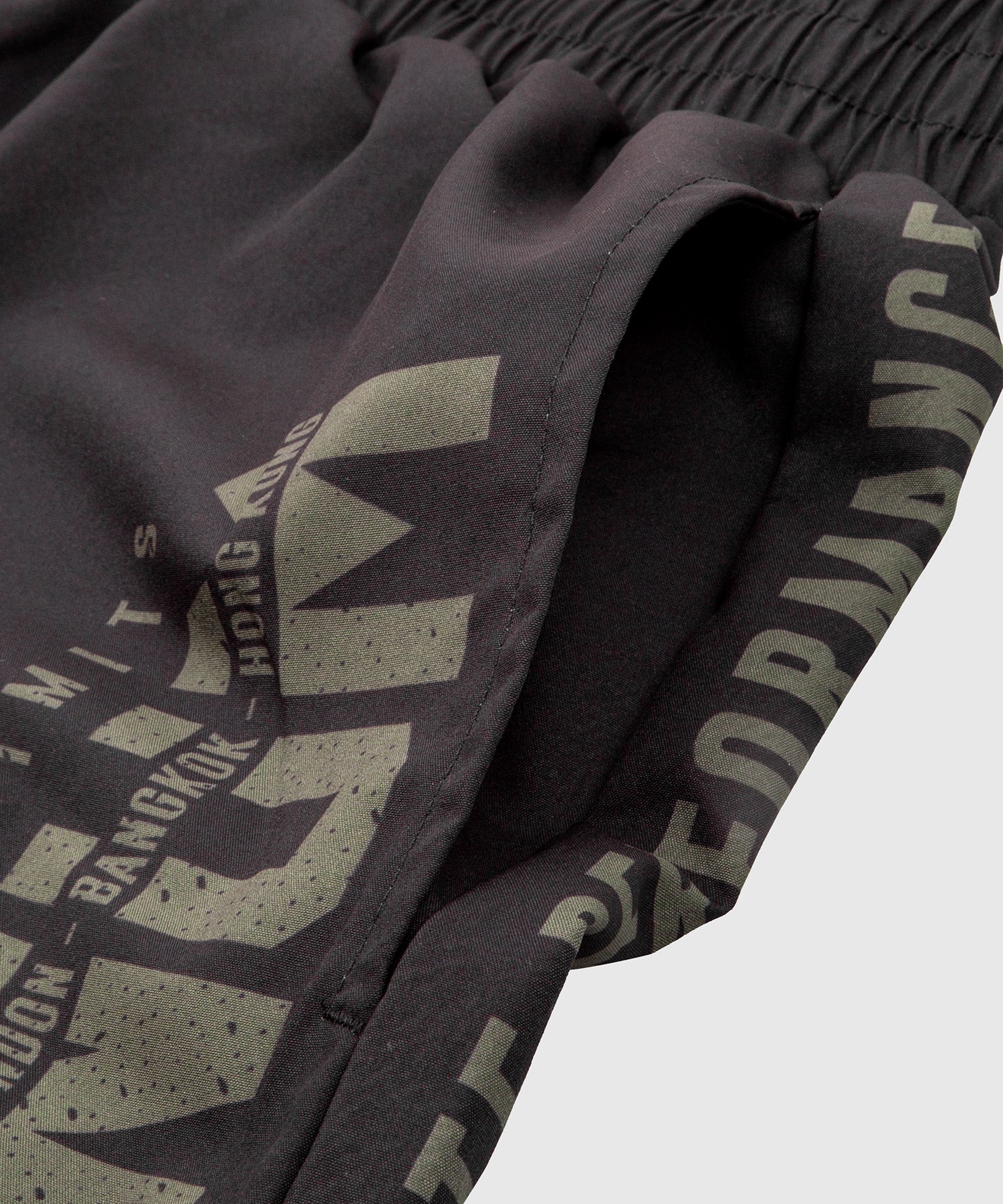 Short de sport Venum Signature - Noir/Kaki - Exclusivité - Image 7