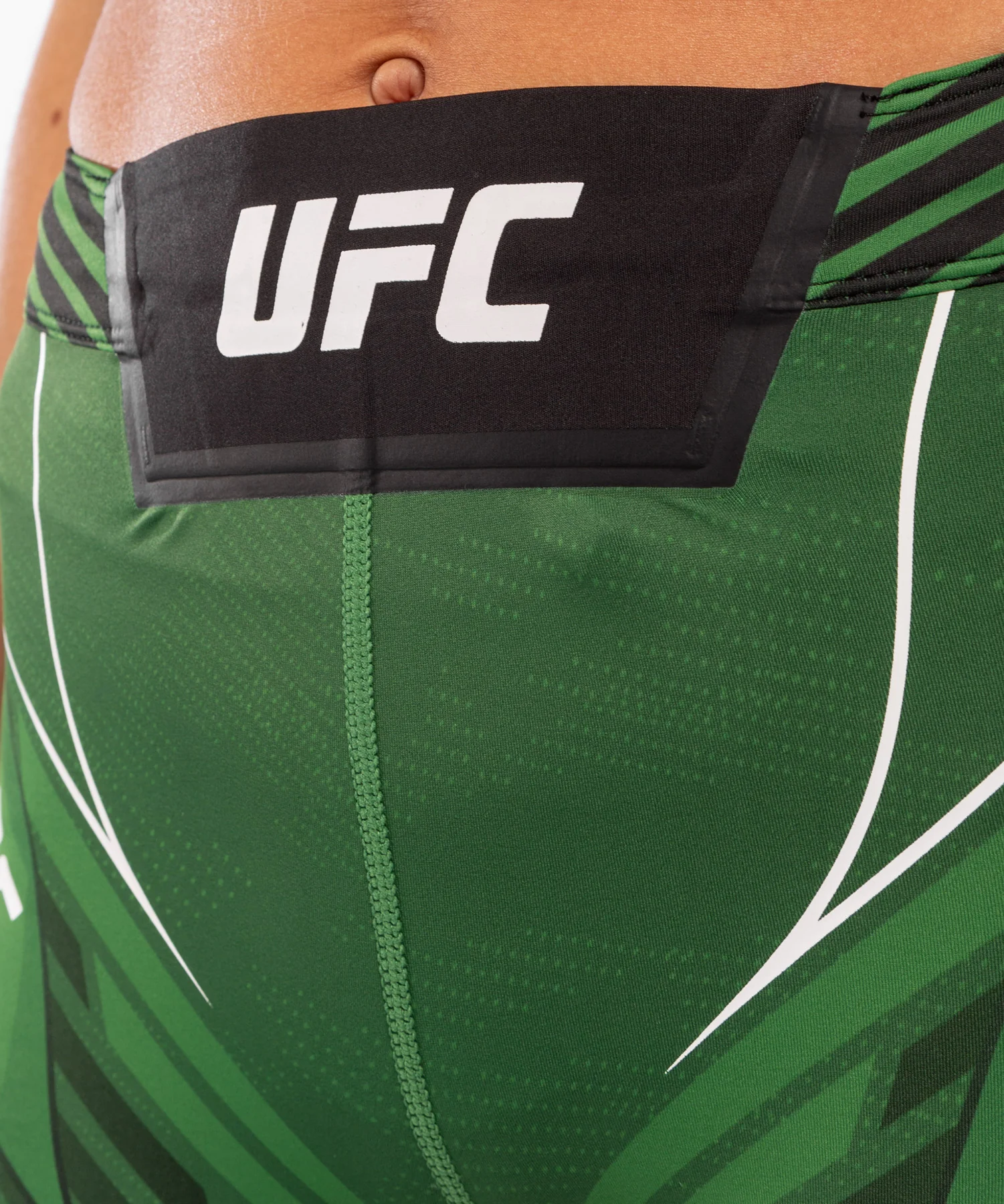 Short de compression pour Femmes UFC Venum Authentic Fight Night - Coupe Courte - Vert - Image 5