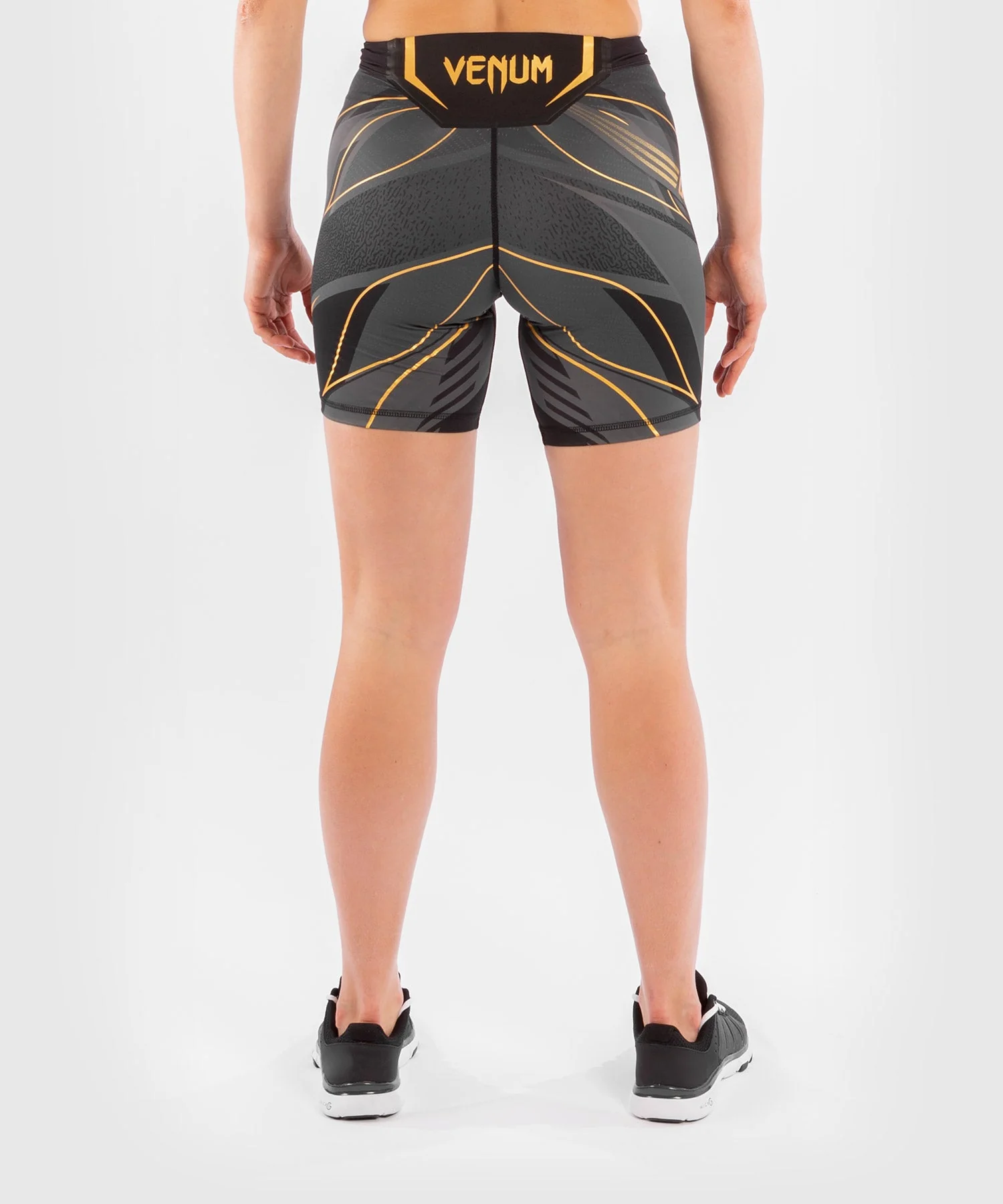 Short de compression pour Femmes UFC Venum Authentic Fight Night - Coupe Longue - Champion - Image 2