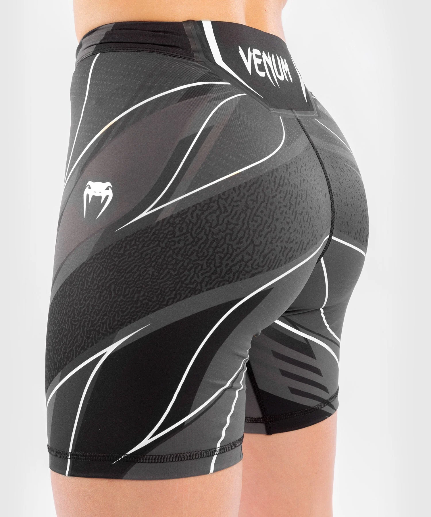 Short de compression pour Femmes UFC Venum Authentic Fight Night - Coupe Longue - Noir - Image 6