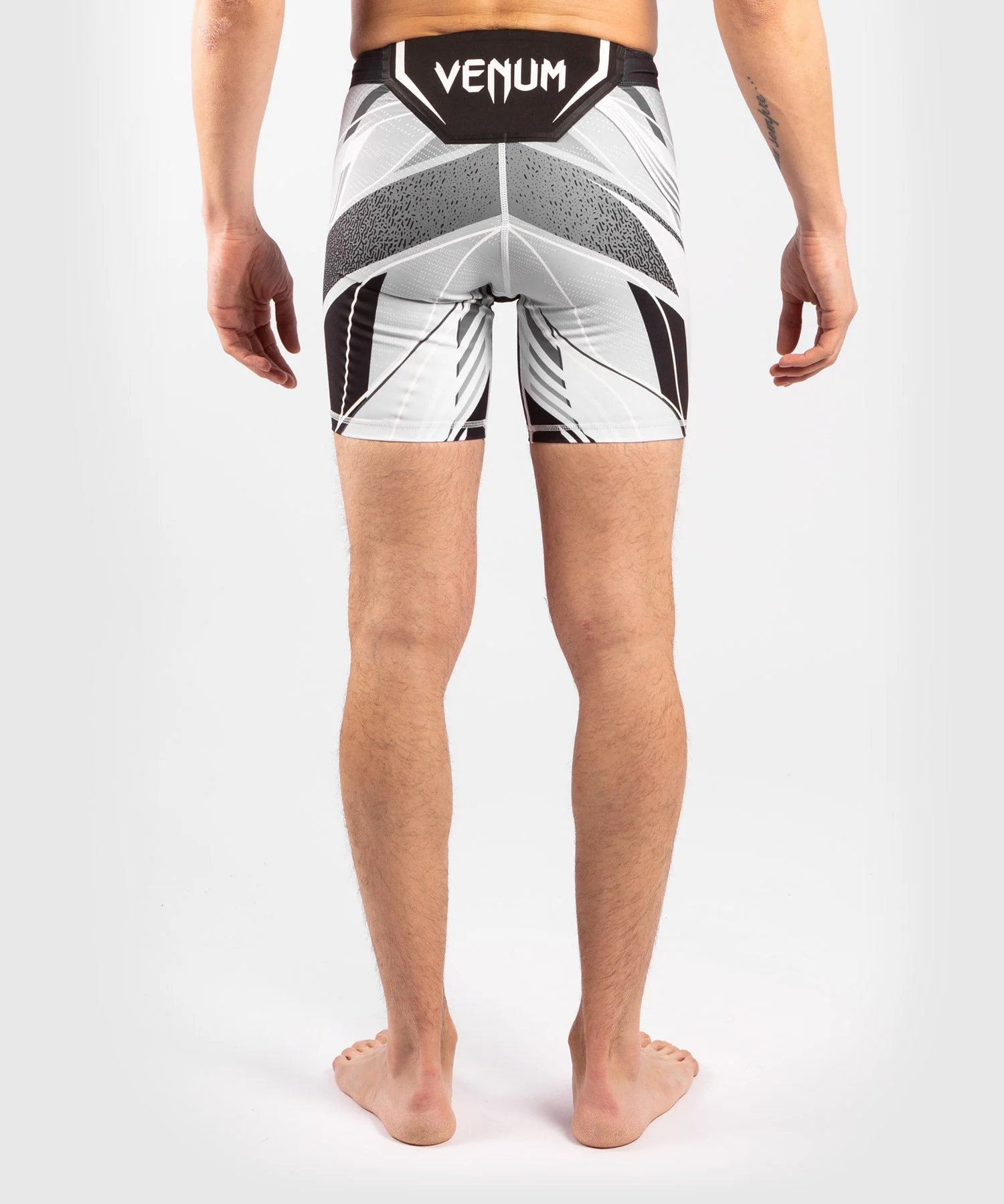 Short de compression pour Hommes UFC Venum Authentic Fight Night - Coupe Courte - Blanc - Image 2