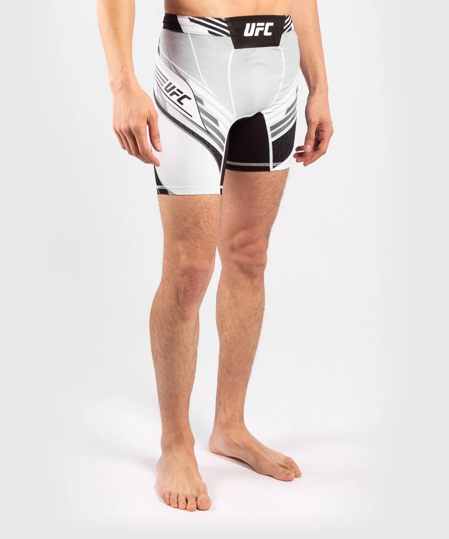 Short de compression pour Hommes UFC Venum Authentic Fight Night - Coupe Courte - Blanc - Image 4