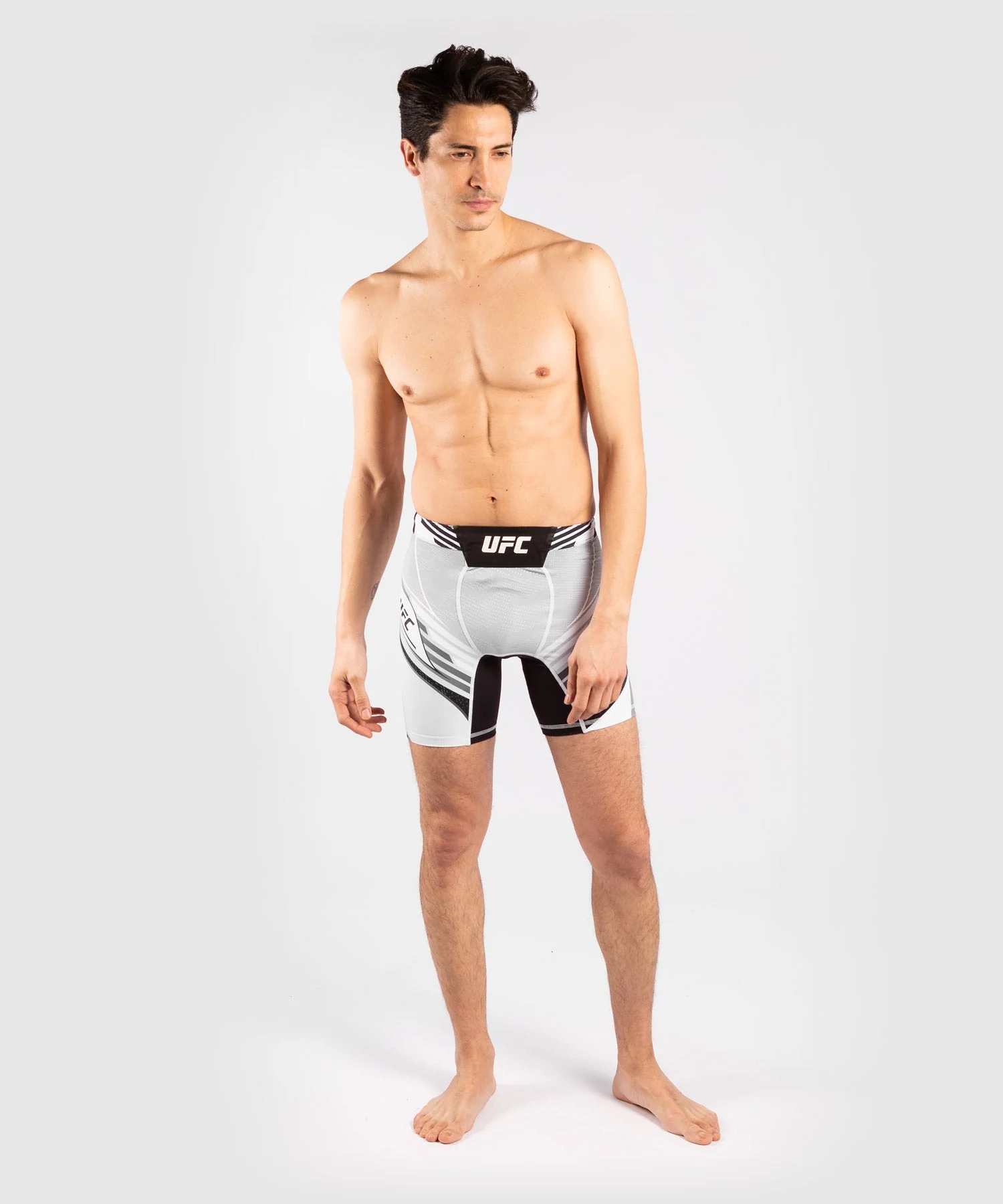 Short de compression pour Hommes UFC Venum Authentic Fight Night - Coupe Courte - Blanc - Image 7