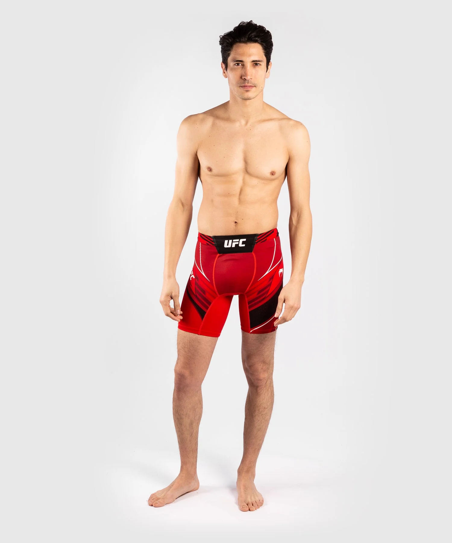 Short de compression pour Hommes UFC Venum Authentic Fight Night - Coupe Courte - Rouge - Image 7