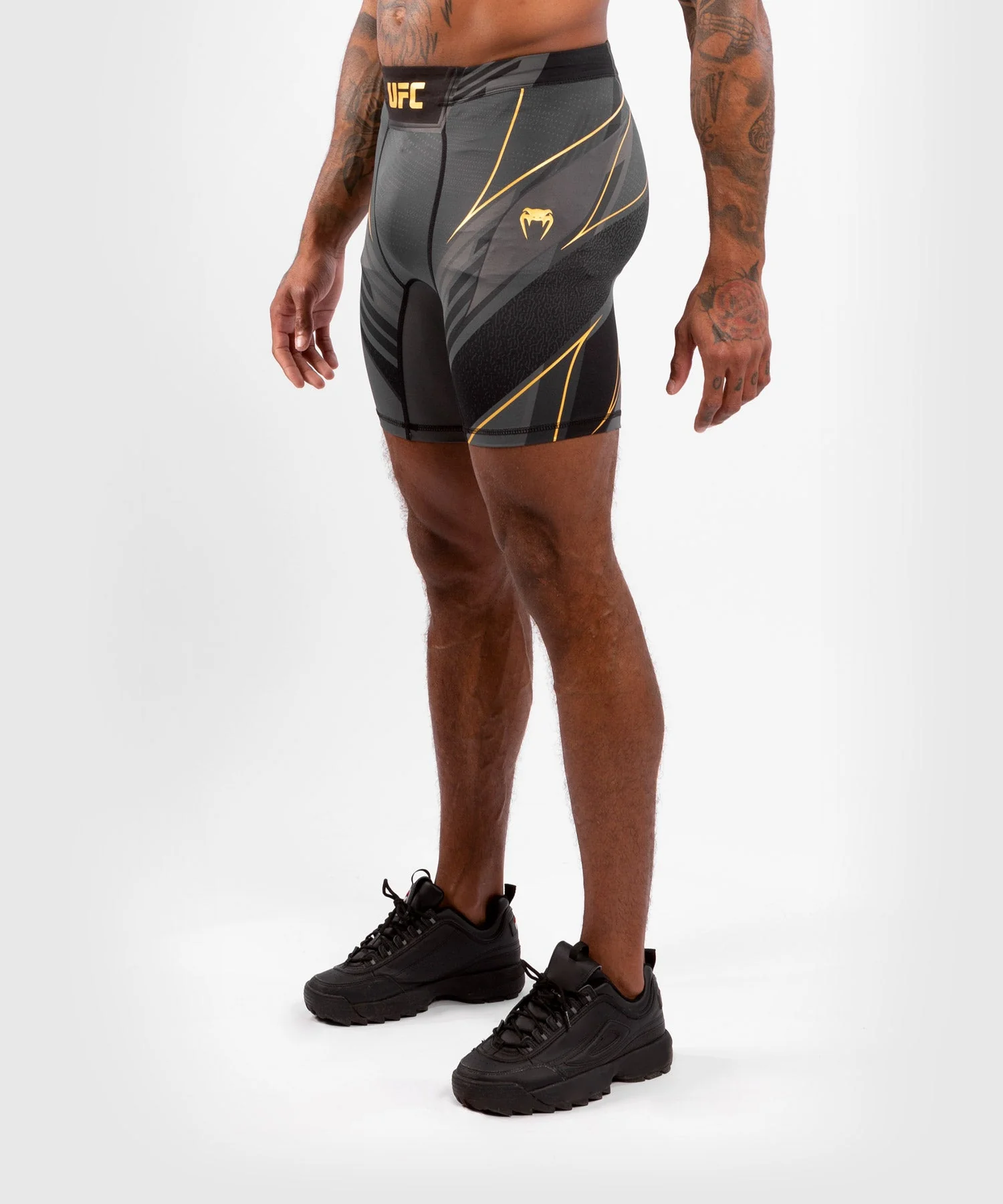 Short de compression pour Hommes UFC Venum Authentic Fight Night - Coupe Longue - Champion - Image 3