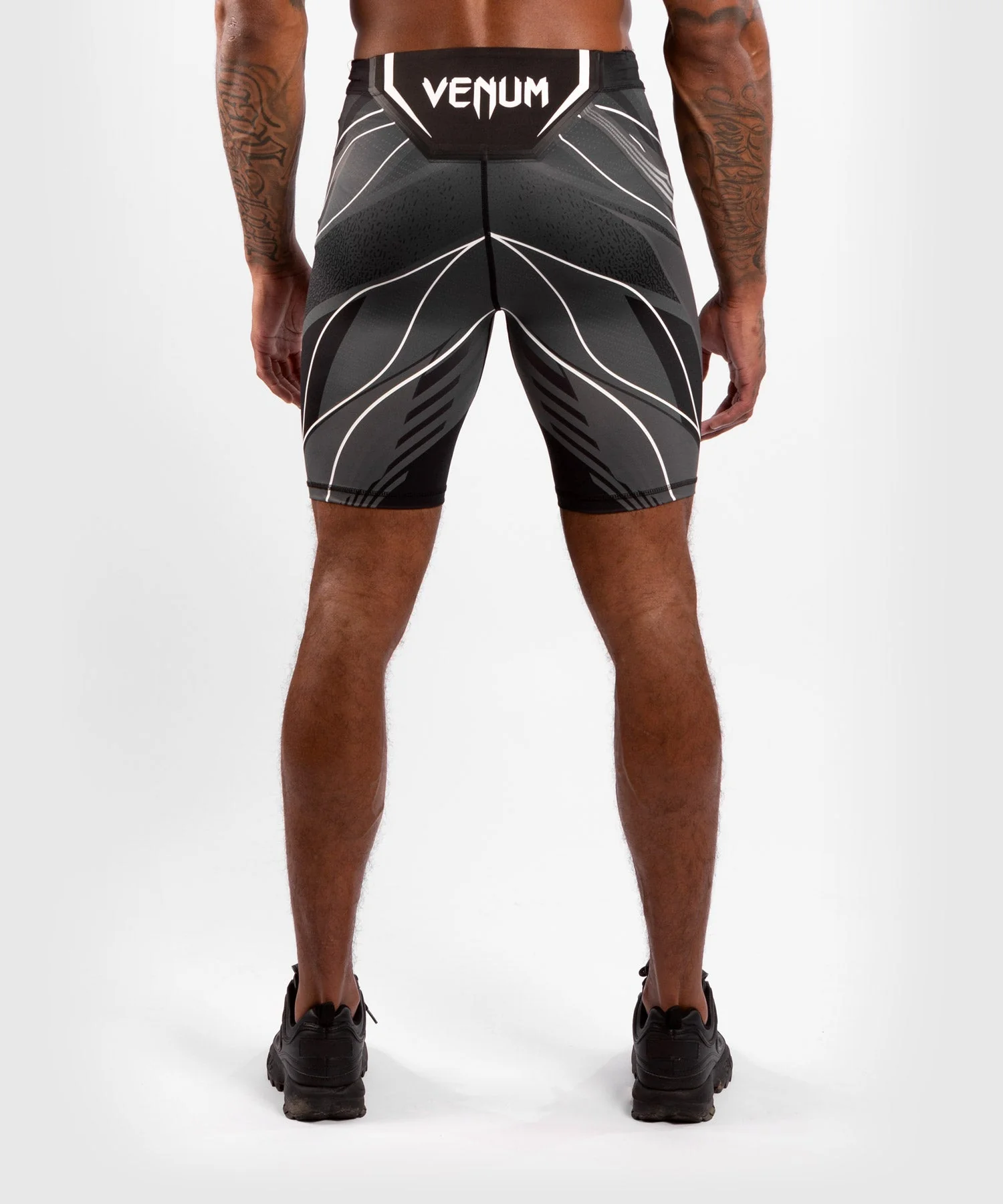 Short de compression pour Hommes UFC Venum Authentic Fight Night - Coupe Longue - Noir - Image 2
