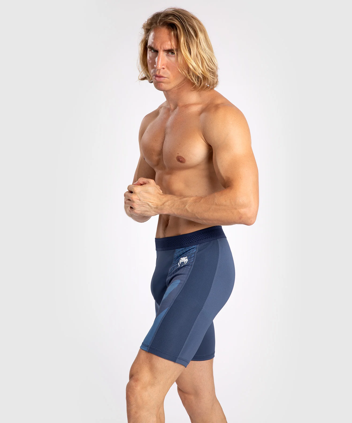 Short de compression pour Hommes Venum Attack - Bleu Marine - Image 7