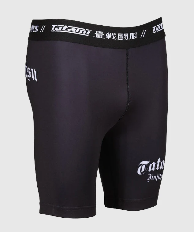 Short De Vale Tudo Tatami Fightwear Gothic - Noir - Image 4
