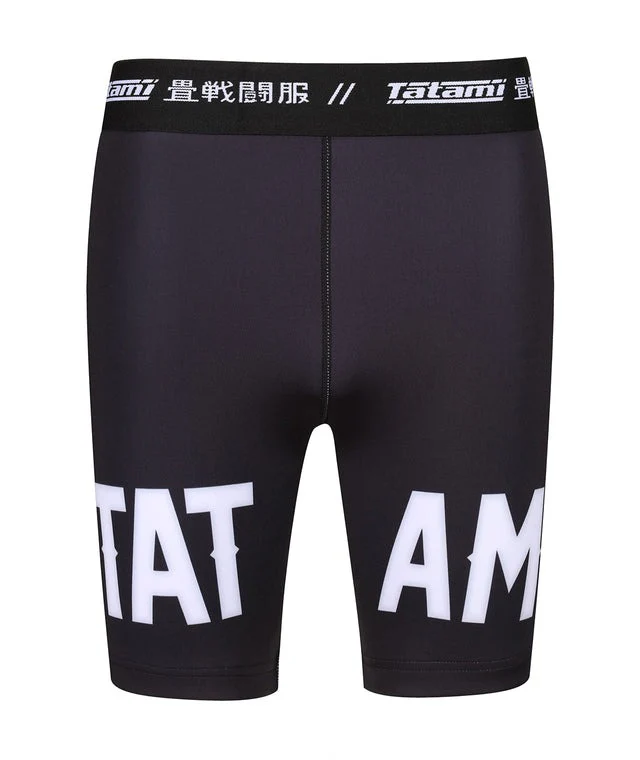 Short De Vale Tudo Tatami Fightwear Raven - Noir