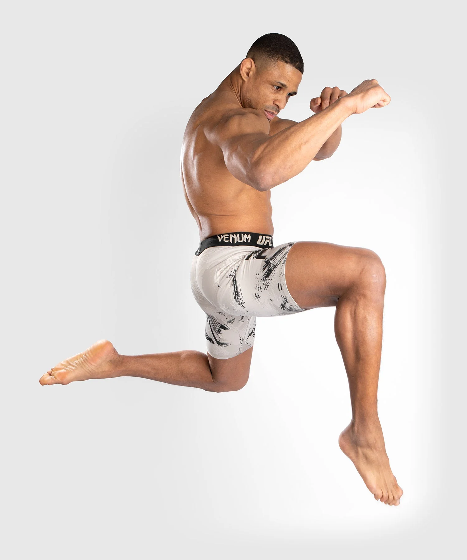 Short de compression UFC Venum Authentic Fight Week 2.0 - Noir/Sable - Image 2
