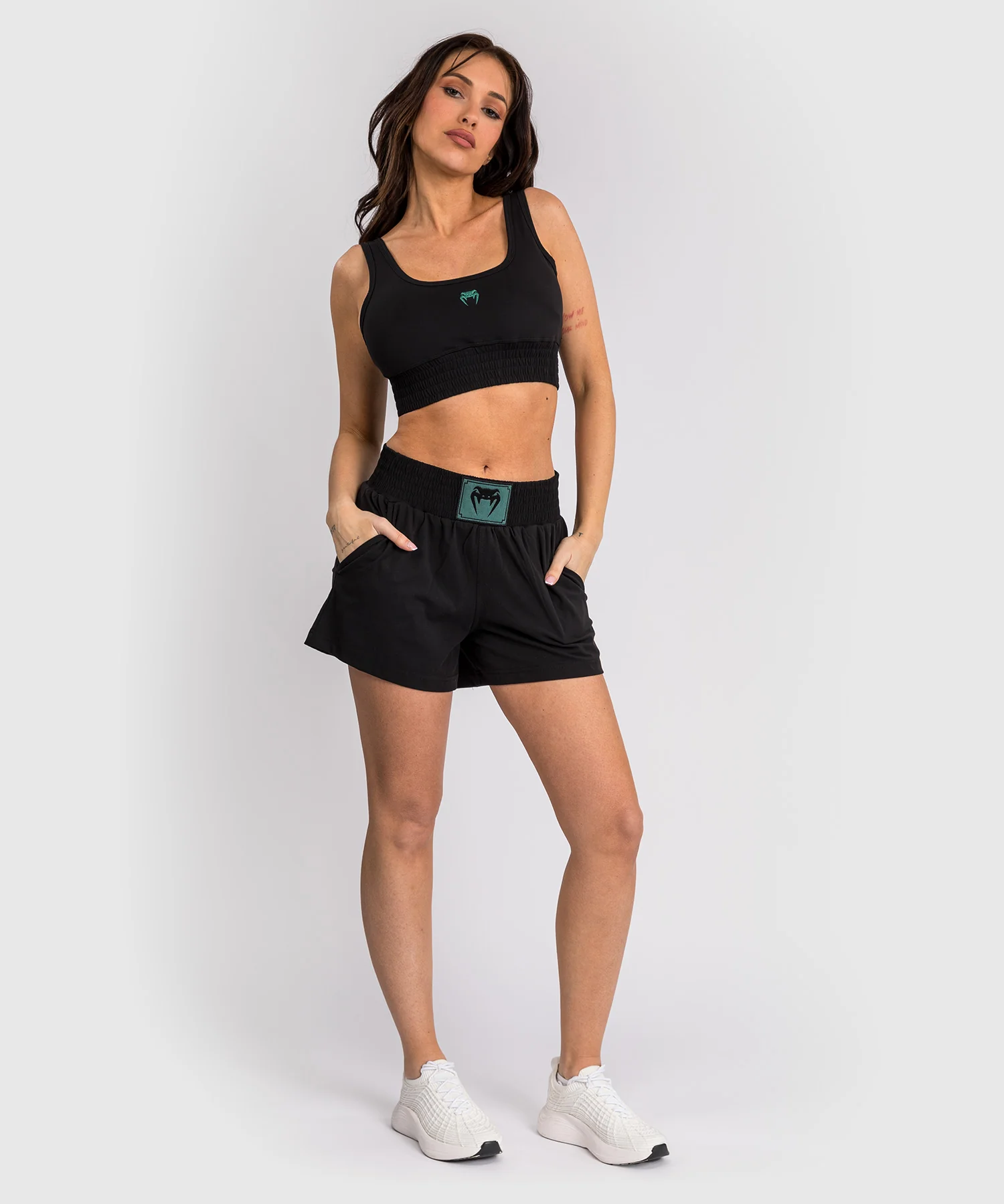 Short d'entraînement pour Femmes Venum Boxing Classic - Noir - Image 5