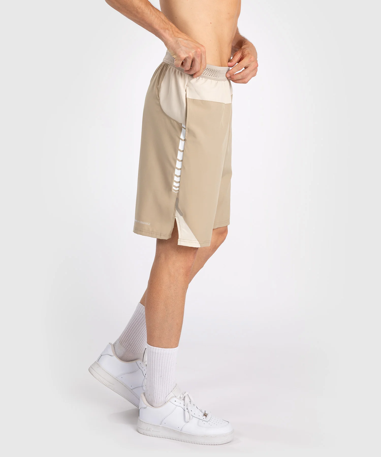Short D'entraînement pour Hommes Venum Tempest - Beige/Sable - Image 2
