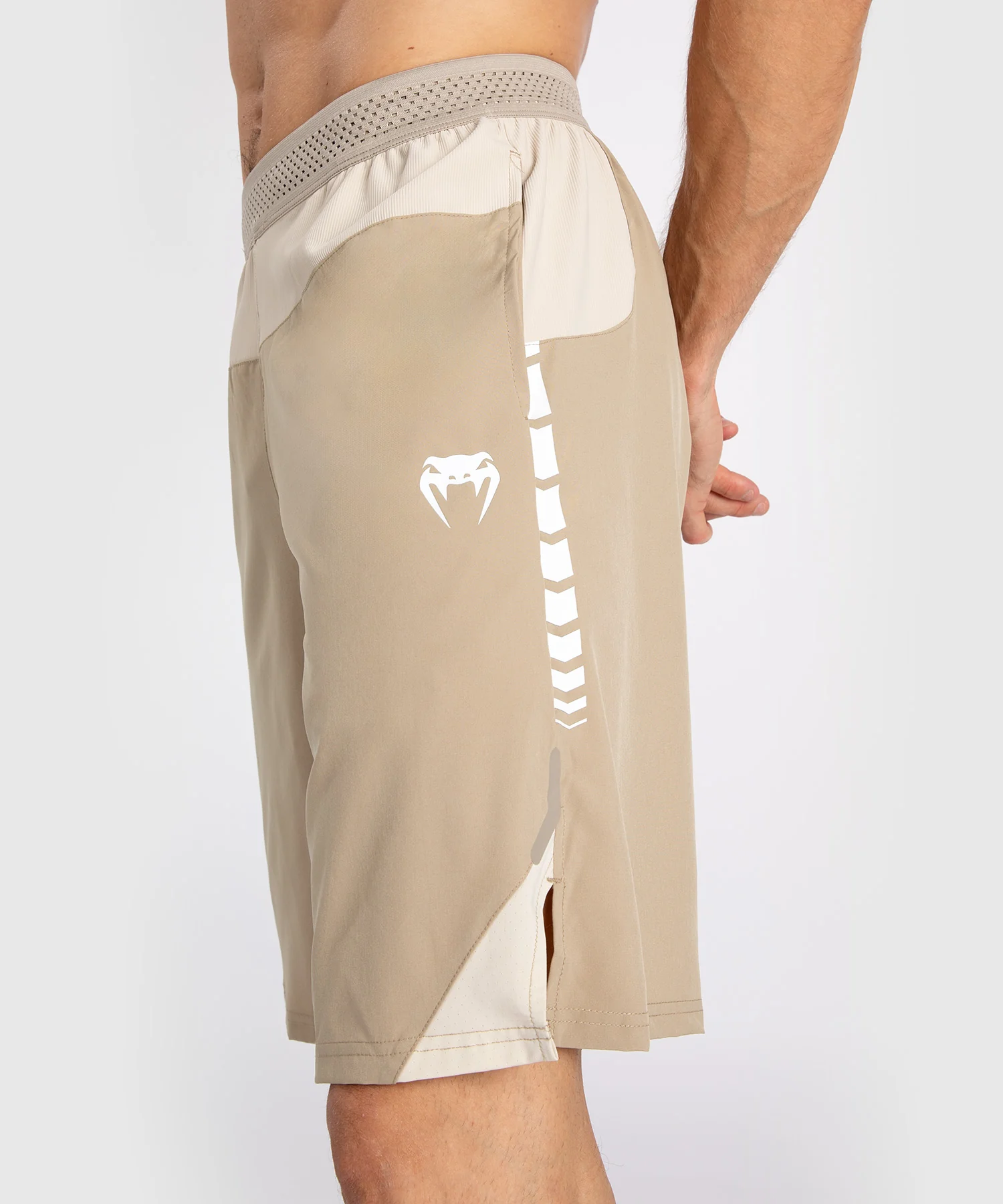 Short D'entraînement pour Hommes Venum Tempest - Beige/Sable - Image 4