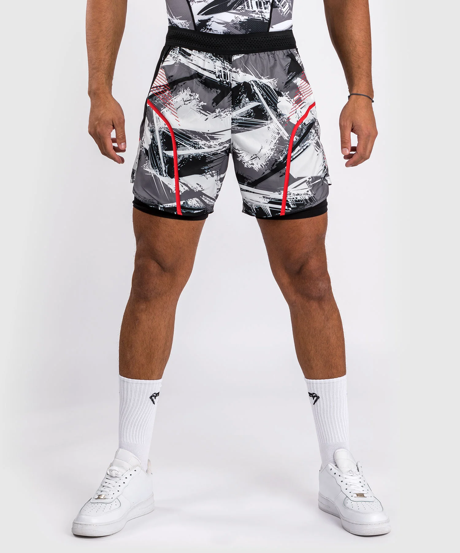 Short d'entraînement Venum Electron 3.0 - Gris/rouge