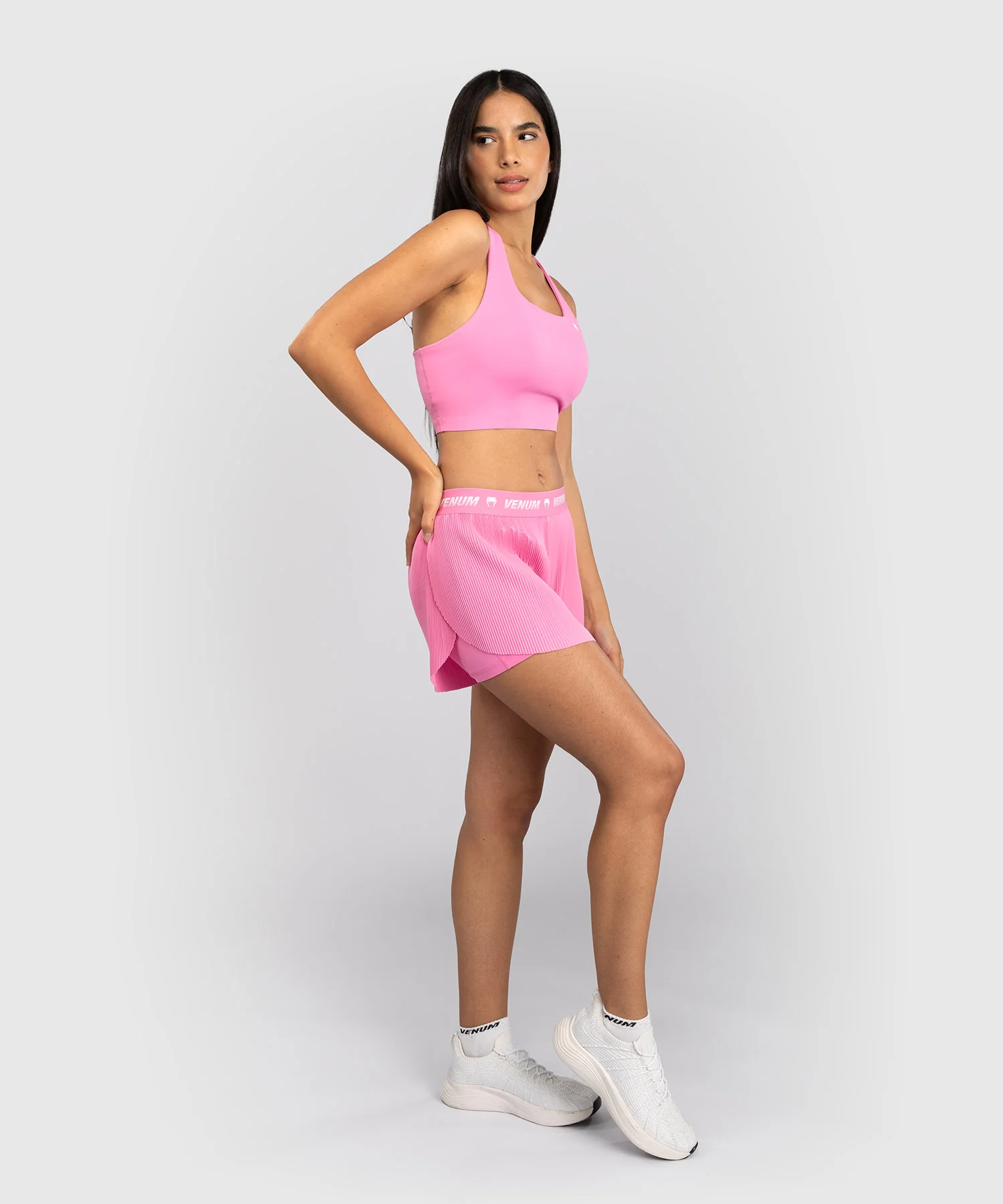 Short de Training pour Femmes Venum Flowfit - Rose Bonbon - Image 5
