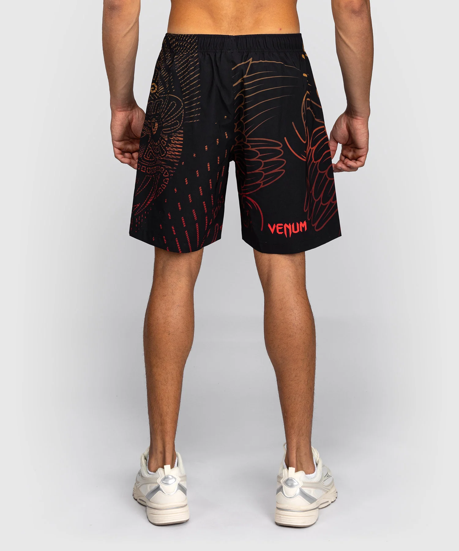Short d'Entraînement Venum Quetzal Fury - Noir/Rouge Fury/Mandarine - Image 2