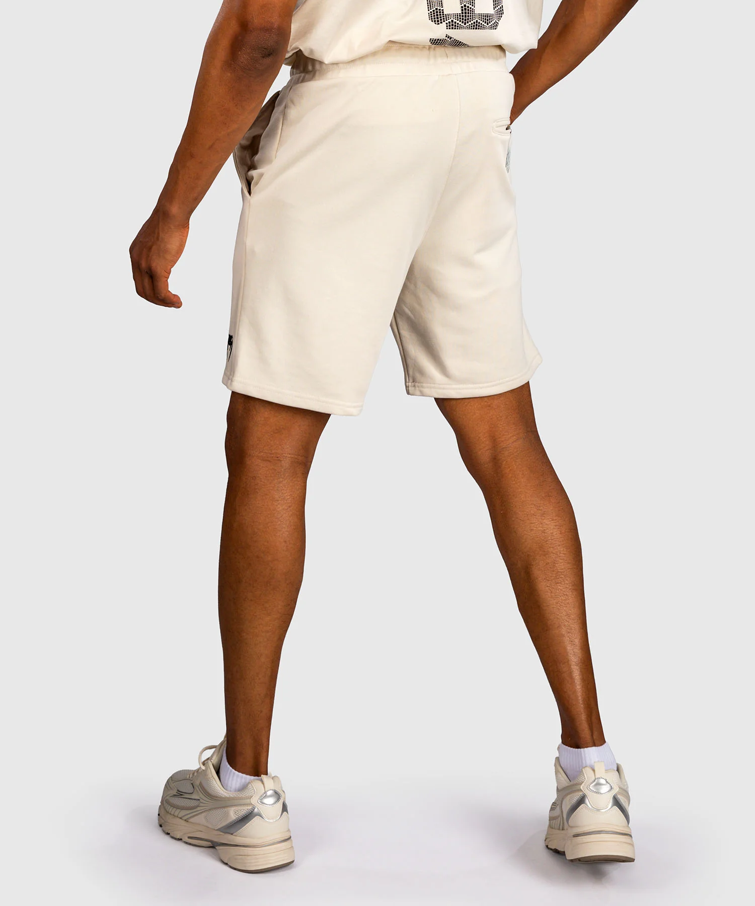 Short en Coton Venum Contender Fleece – Blanc Cassé - Image 5
