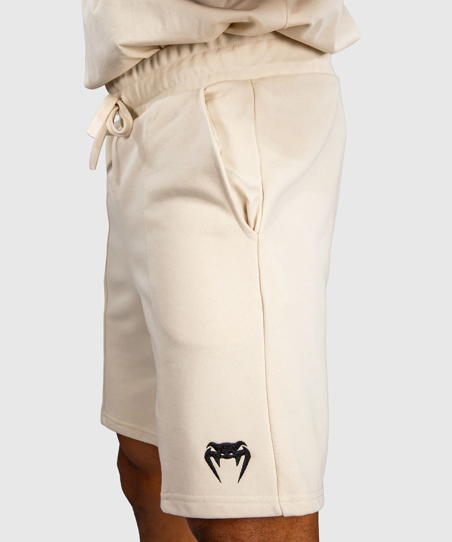 Short en Coton Venum Contender Fleece – Blanc Cassé - Image 6