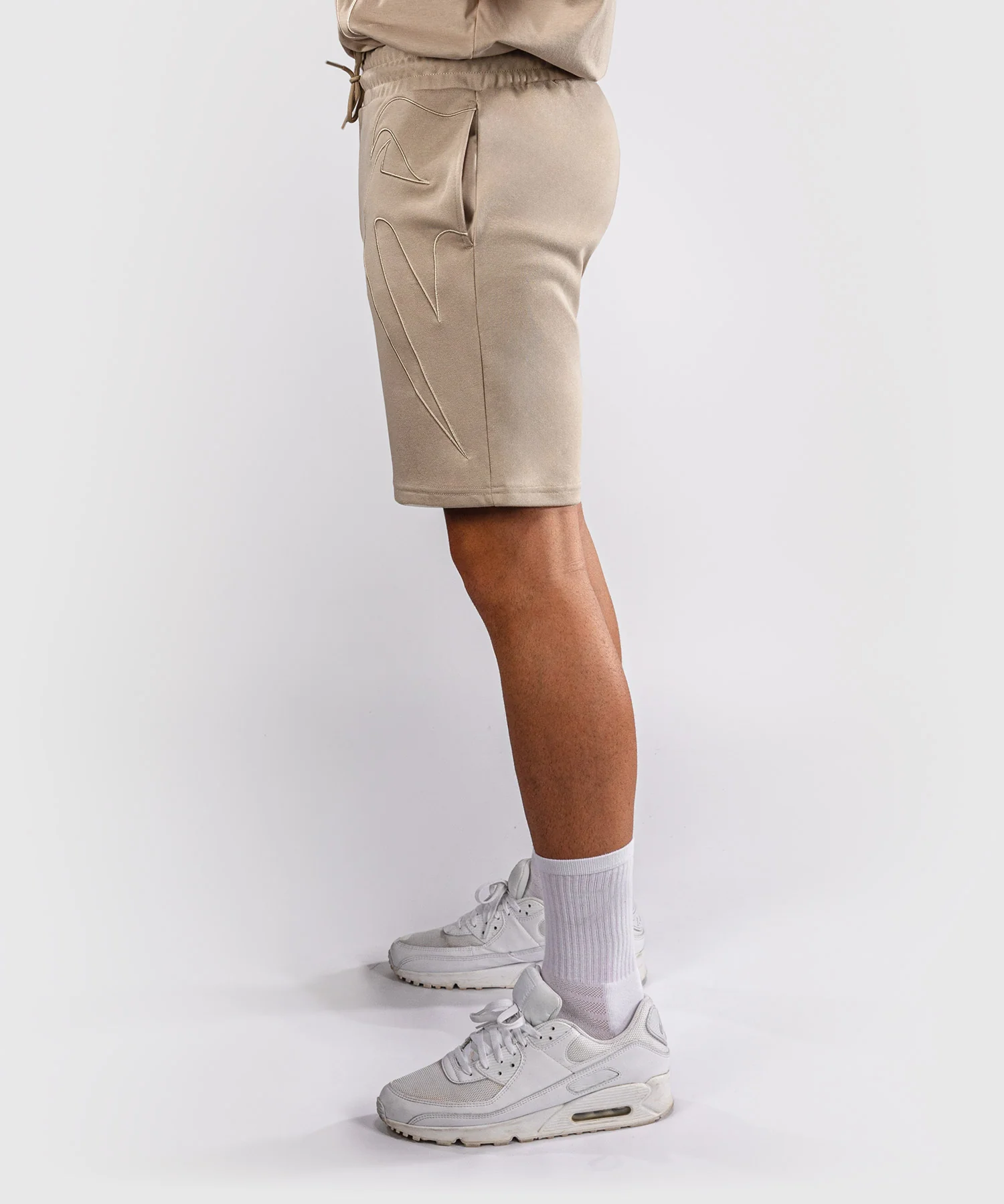Short en Coton Venum Giant 3D – Beige - Image 3