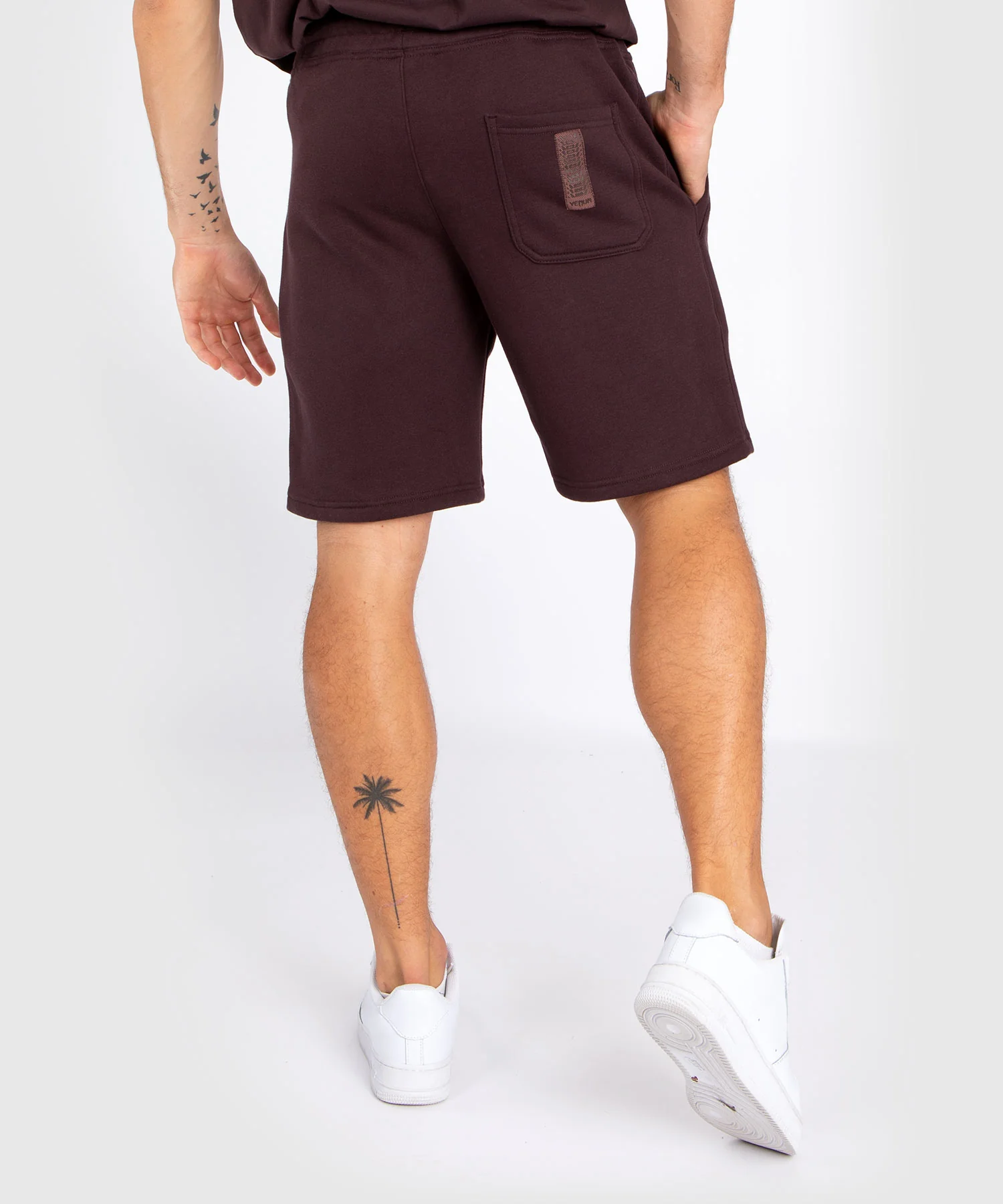 Short en coton Venum Silent Power - Marron foncé - Image 2