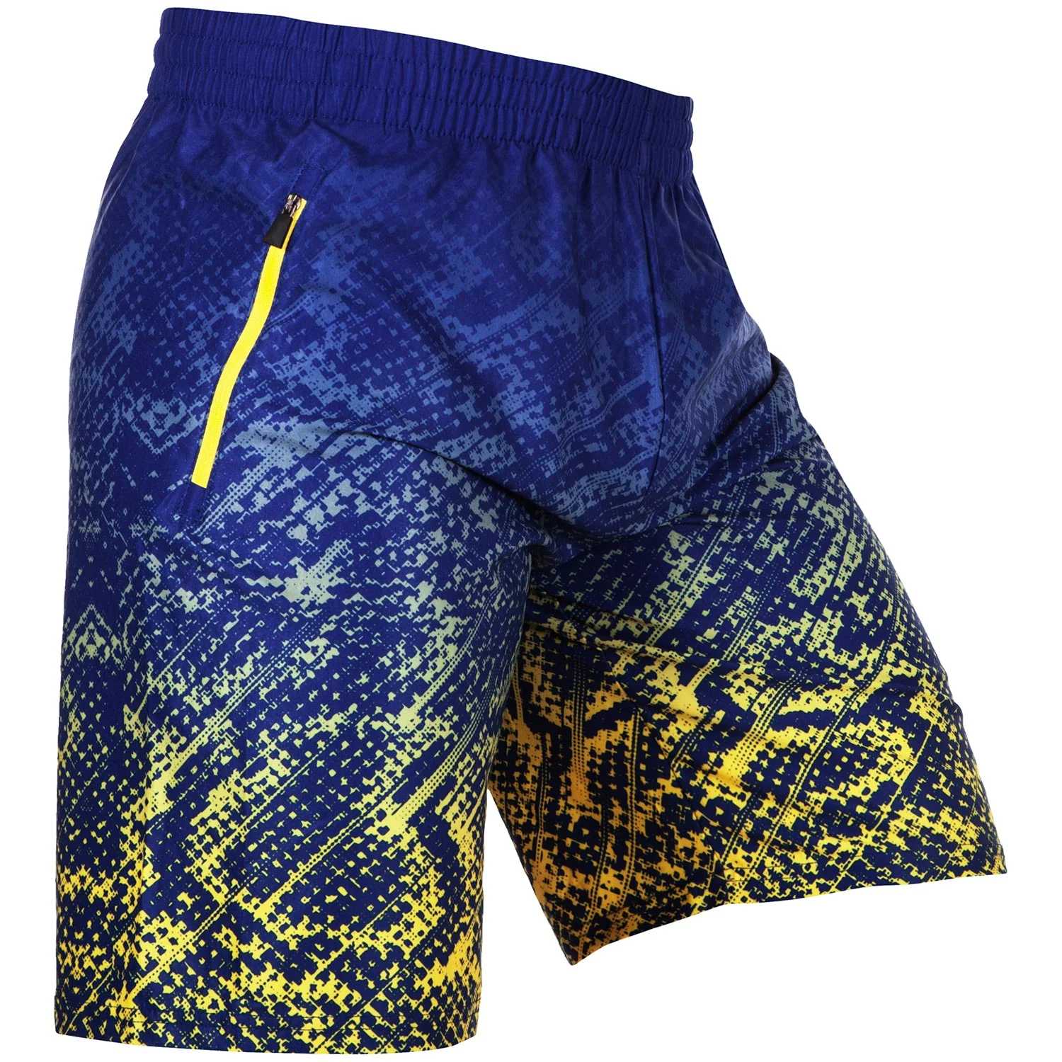 Short Fitness Venum Tropical Bleu/Jaune - Image 2